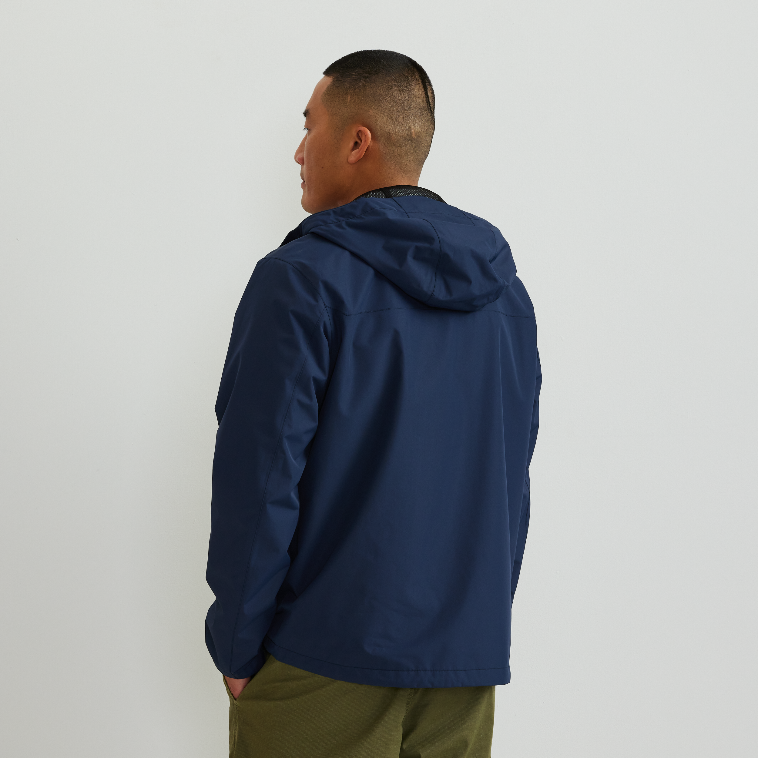 Men's Rain Trek Waterproof Packable Rain Jacket - Image 6