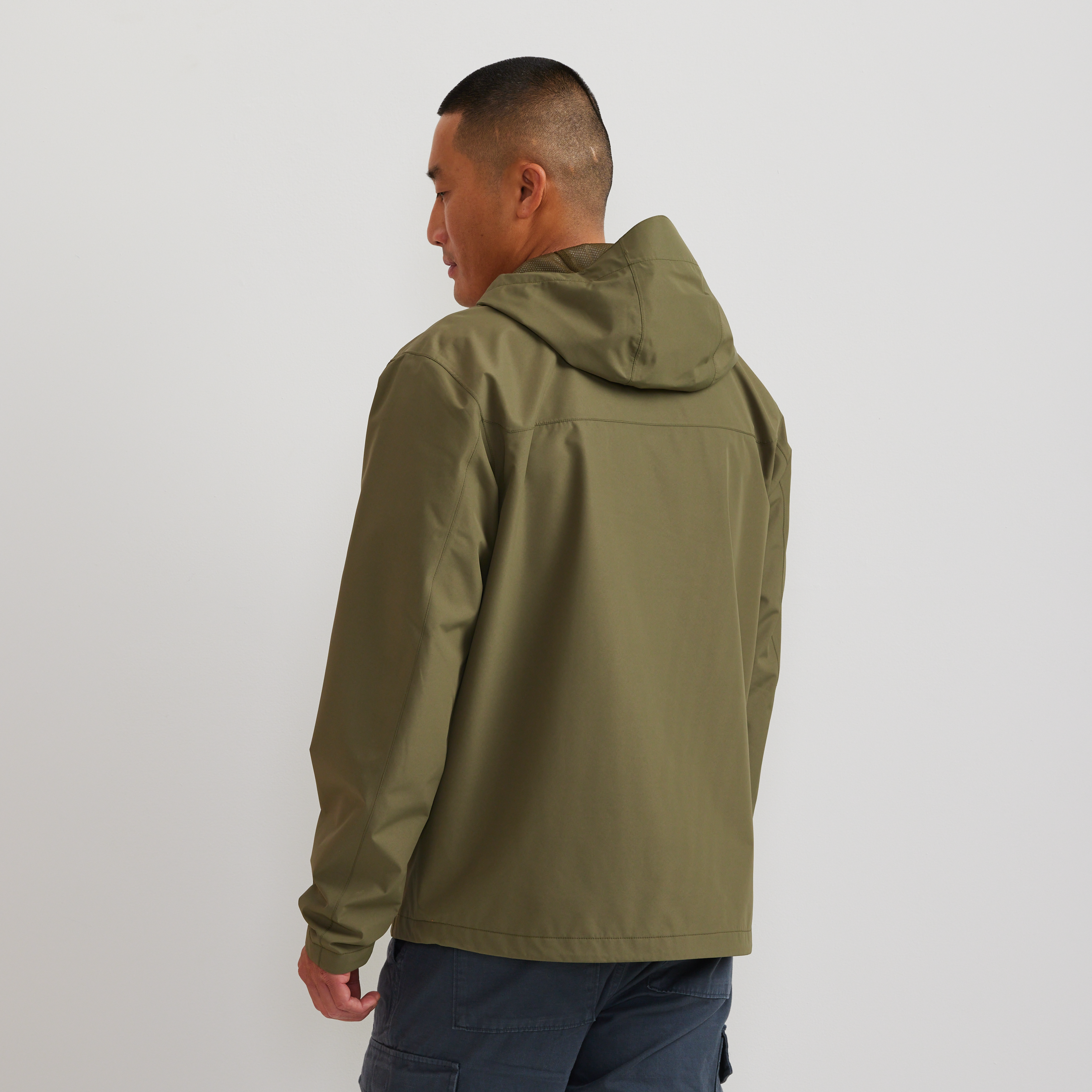 Men's Rain Trek Waterproof Packable Rain Jacket - Image 8