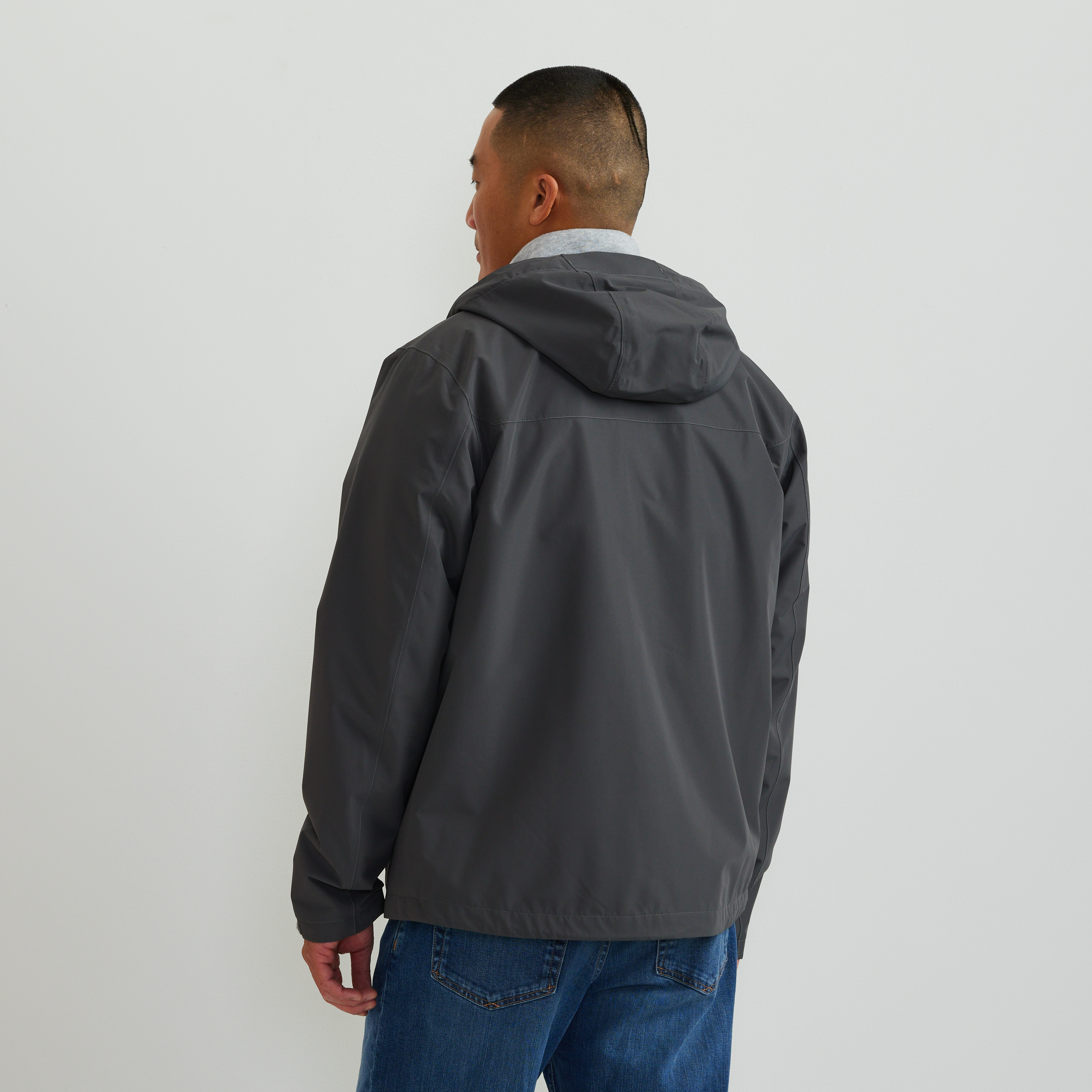 Men's Rain Trek Waterproof Packable Rain Jacket - Image 10