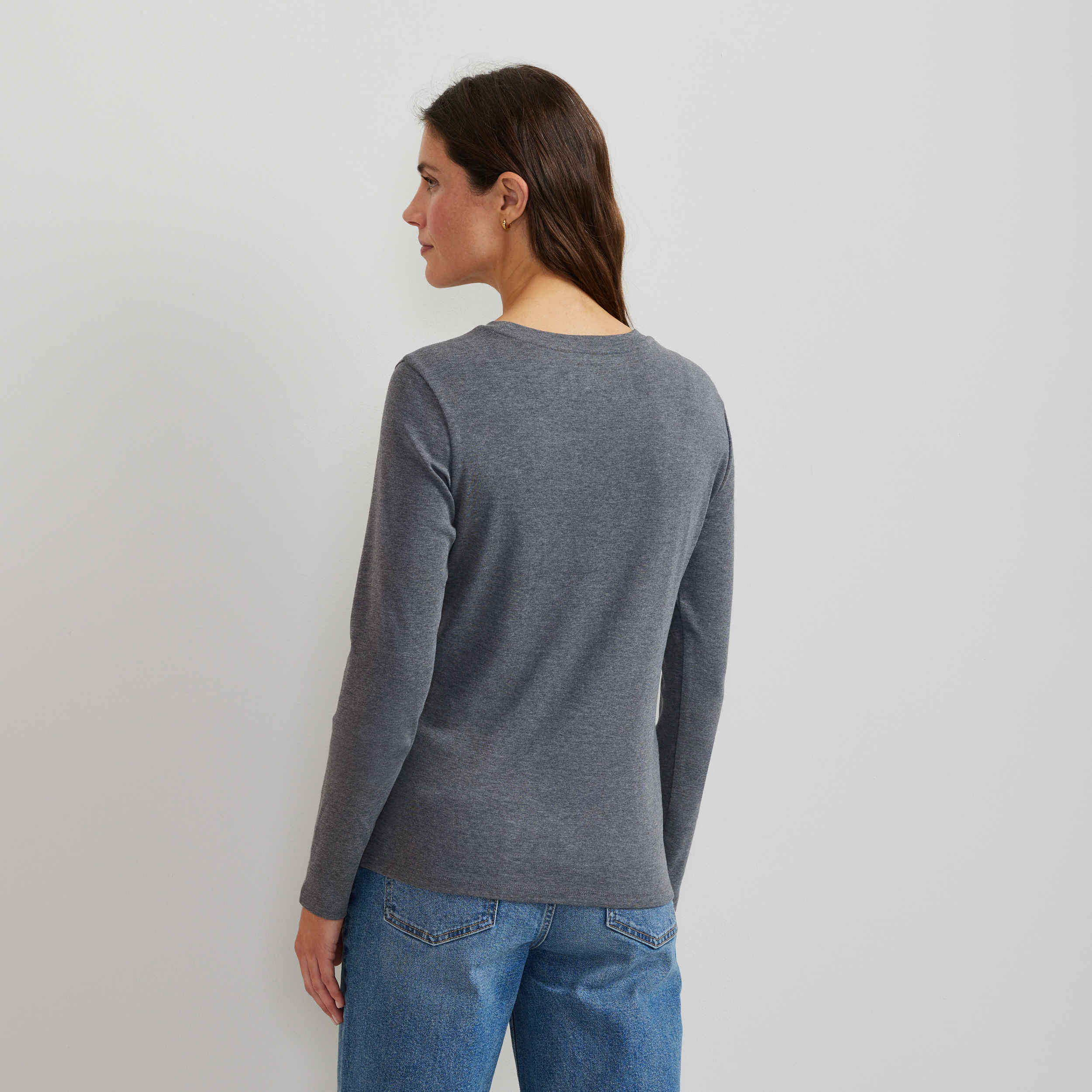 Women's Everyday Long-Sleeve Crewneck T-Shirt - Image 14