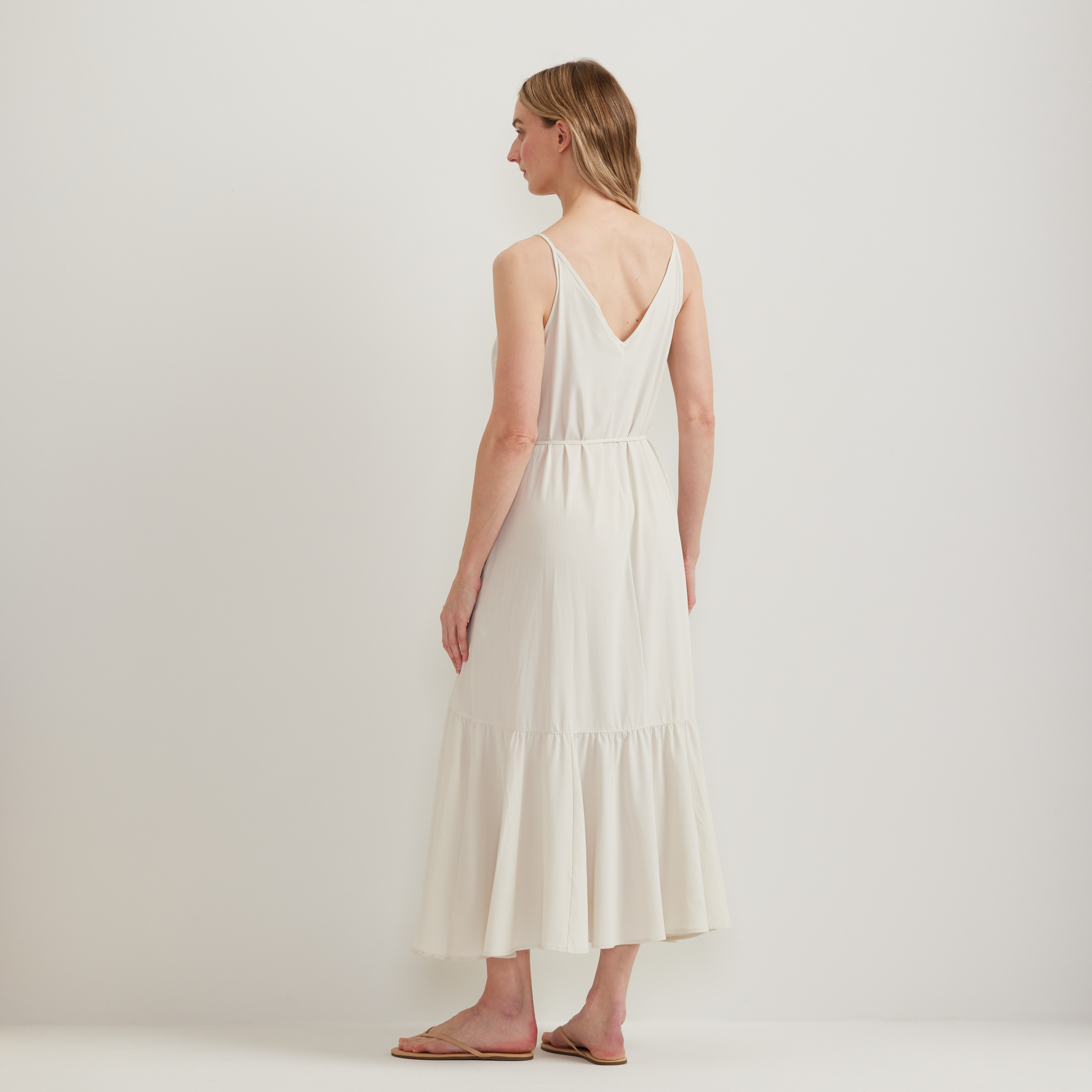 Women's Rio Textured Tiered Midi Dress - Image 6