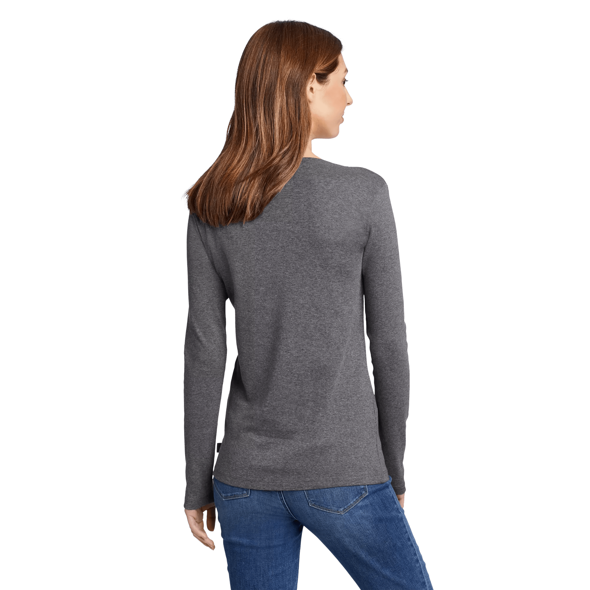 Women's Fav Long-Sleeve V-Neck T-Shirt - Image 2