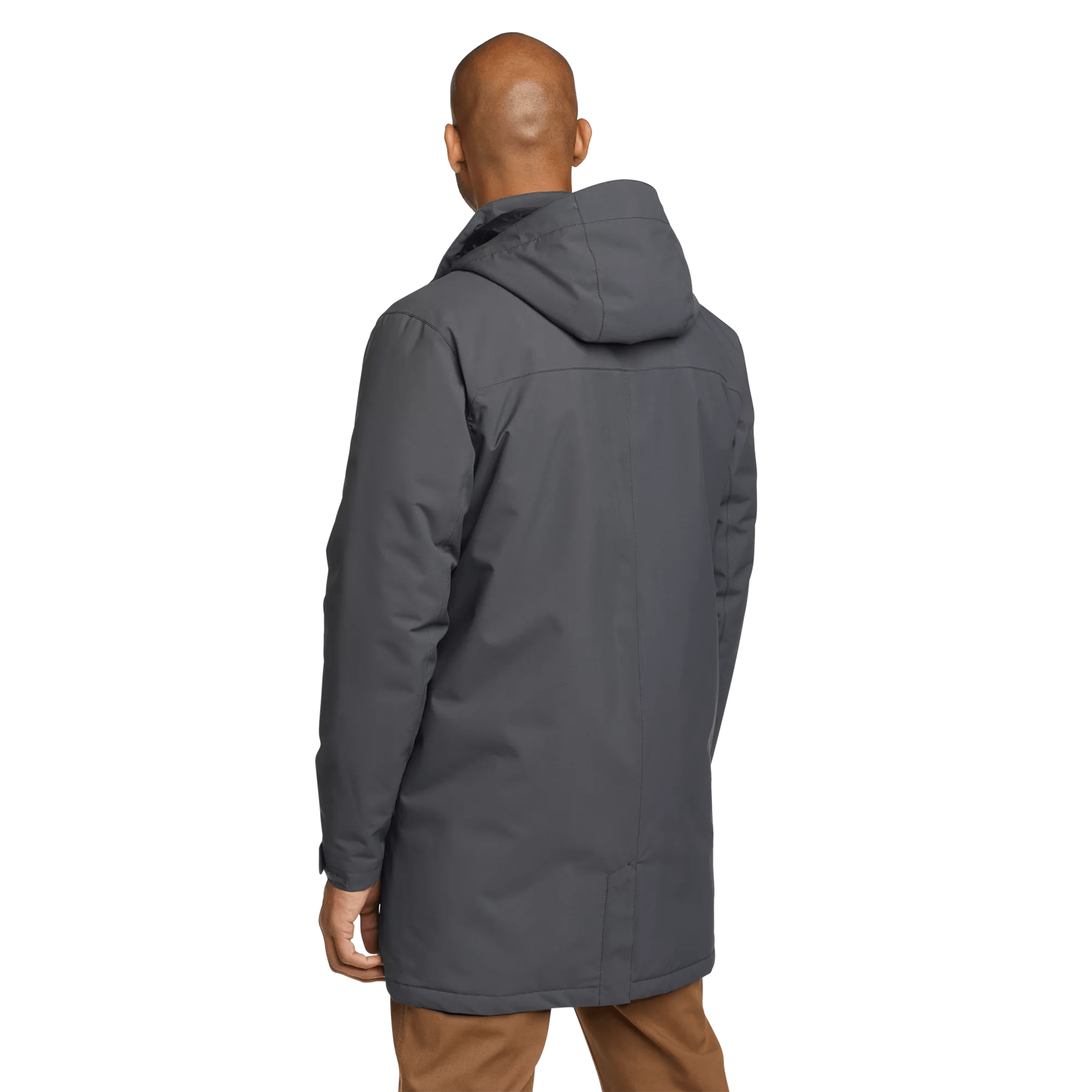 Men's Mainstay Insulated Waterproof Hooded Trench Coat - Image 21