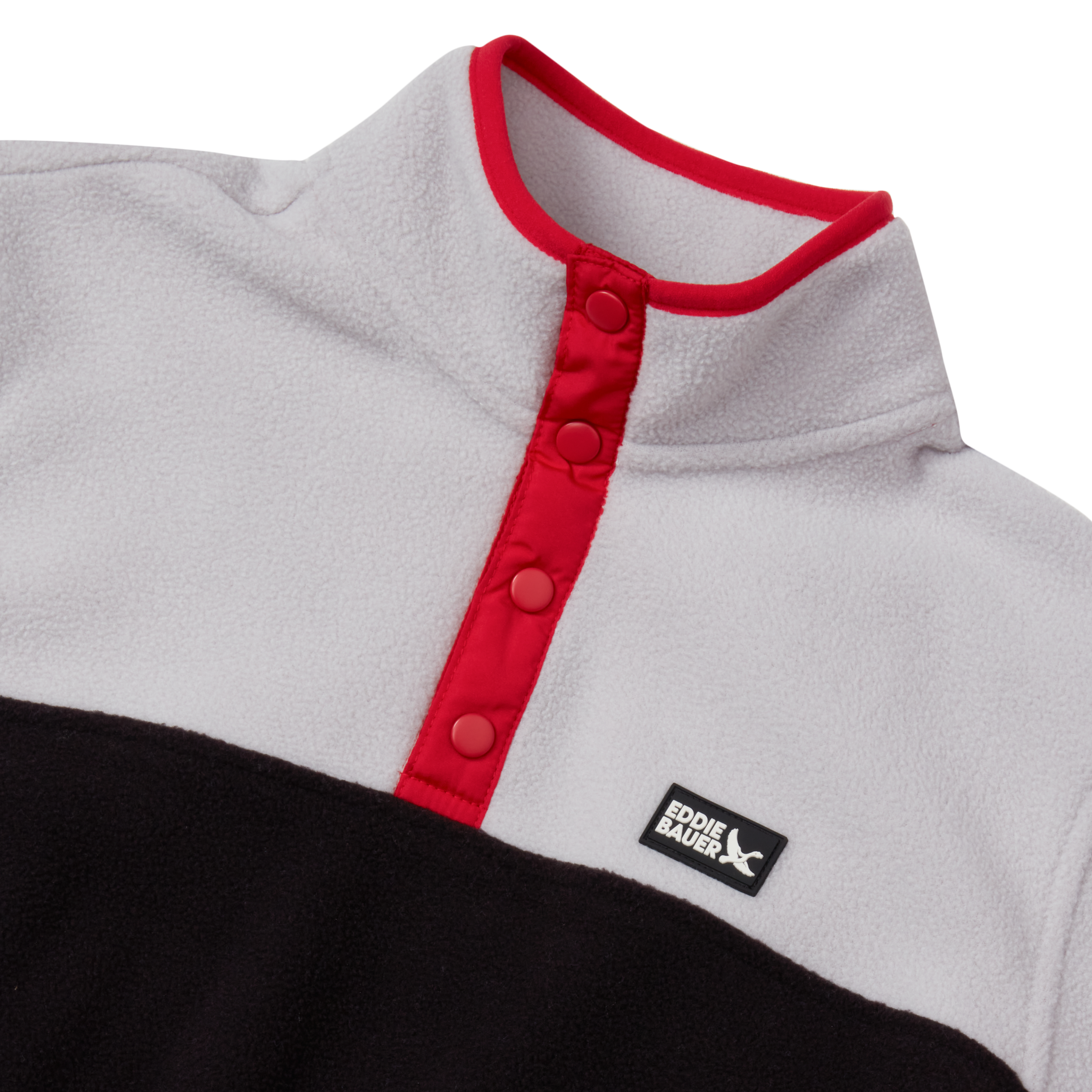 Boys Quest Fleece Snap Neck - Image 3