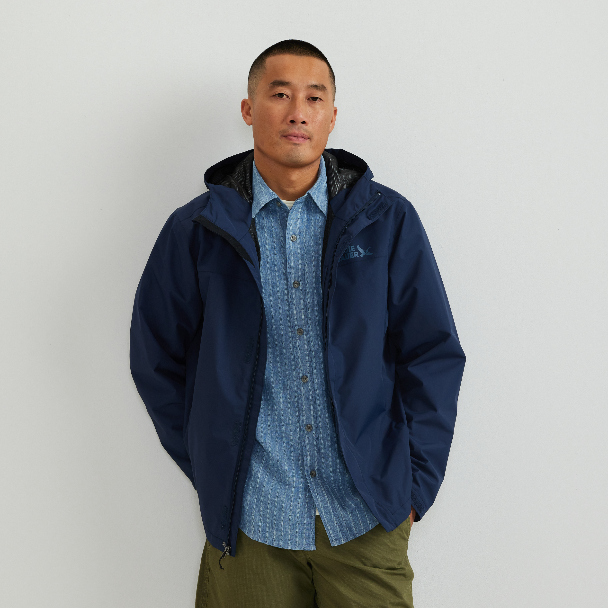 Men's Rain Trek Waterproof Packable Rain Jacket - Image 2