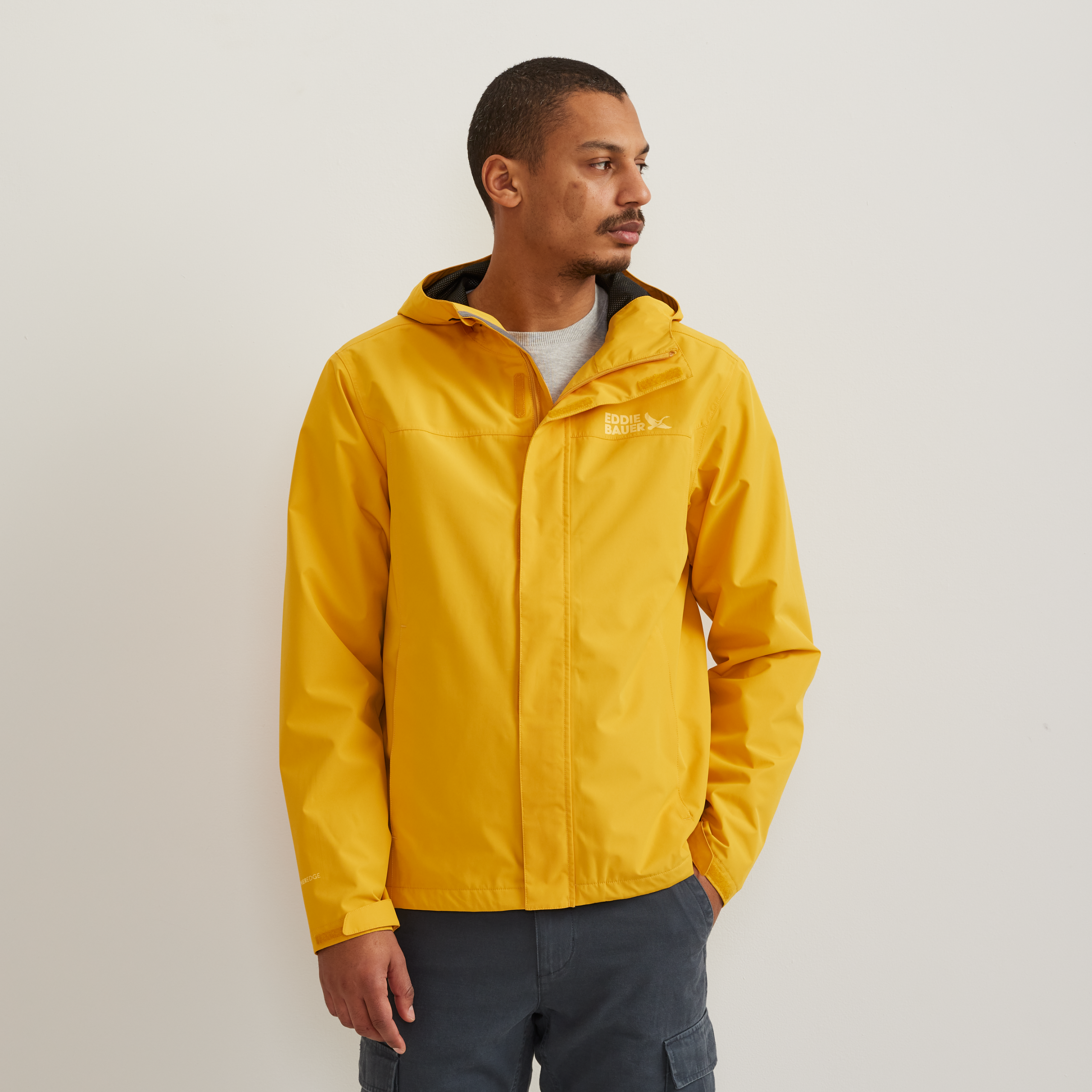 Men's Rain Trek Waterproof Packable Rain Jacket - Image 4