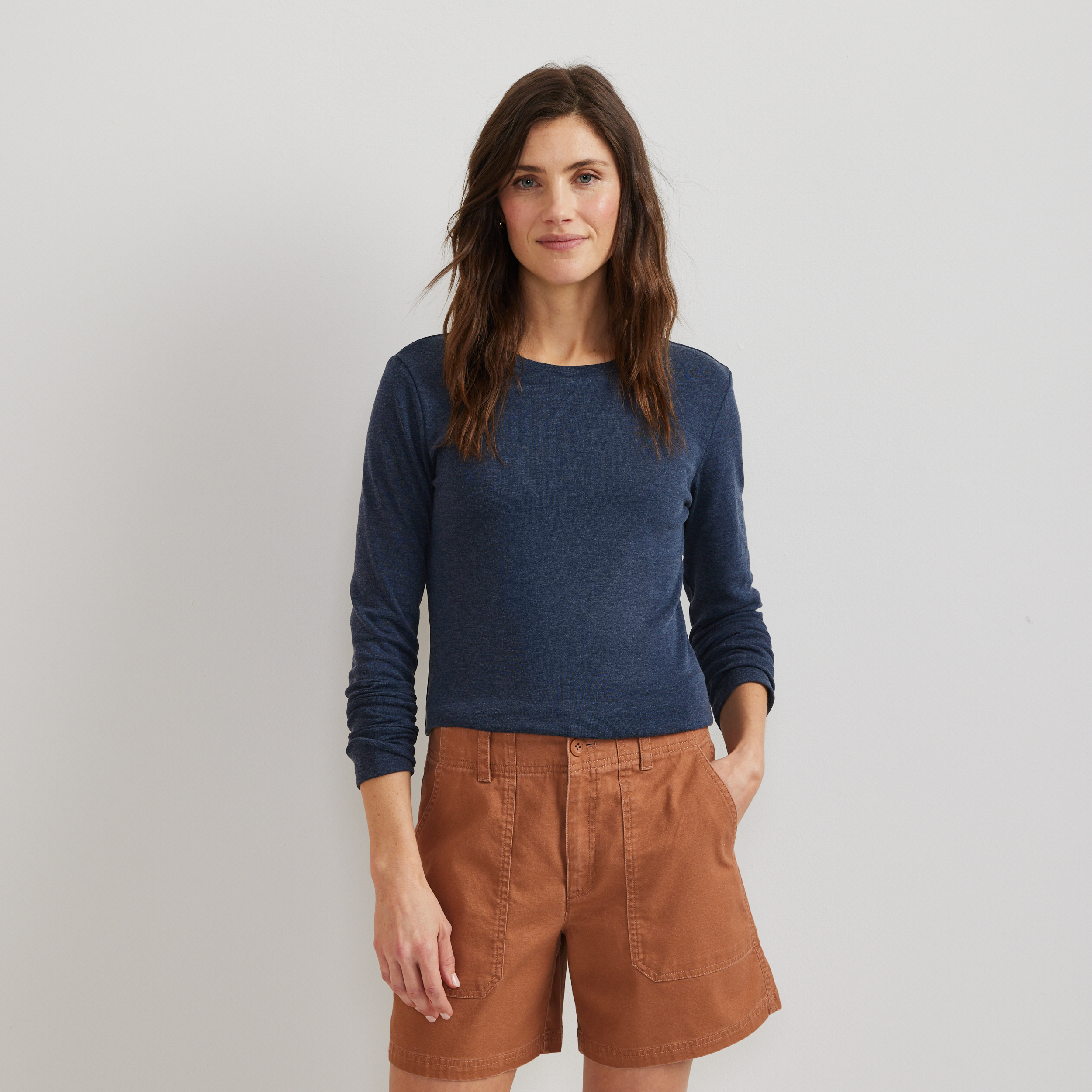 Women's Everyday Long-Sleeve Crewneck T-Shirt - Image 5