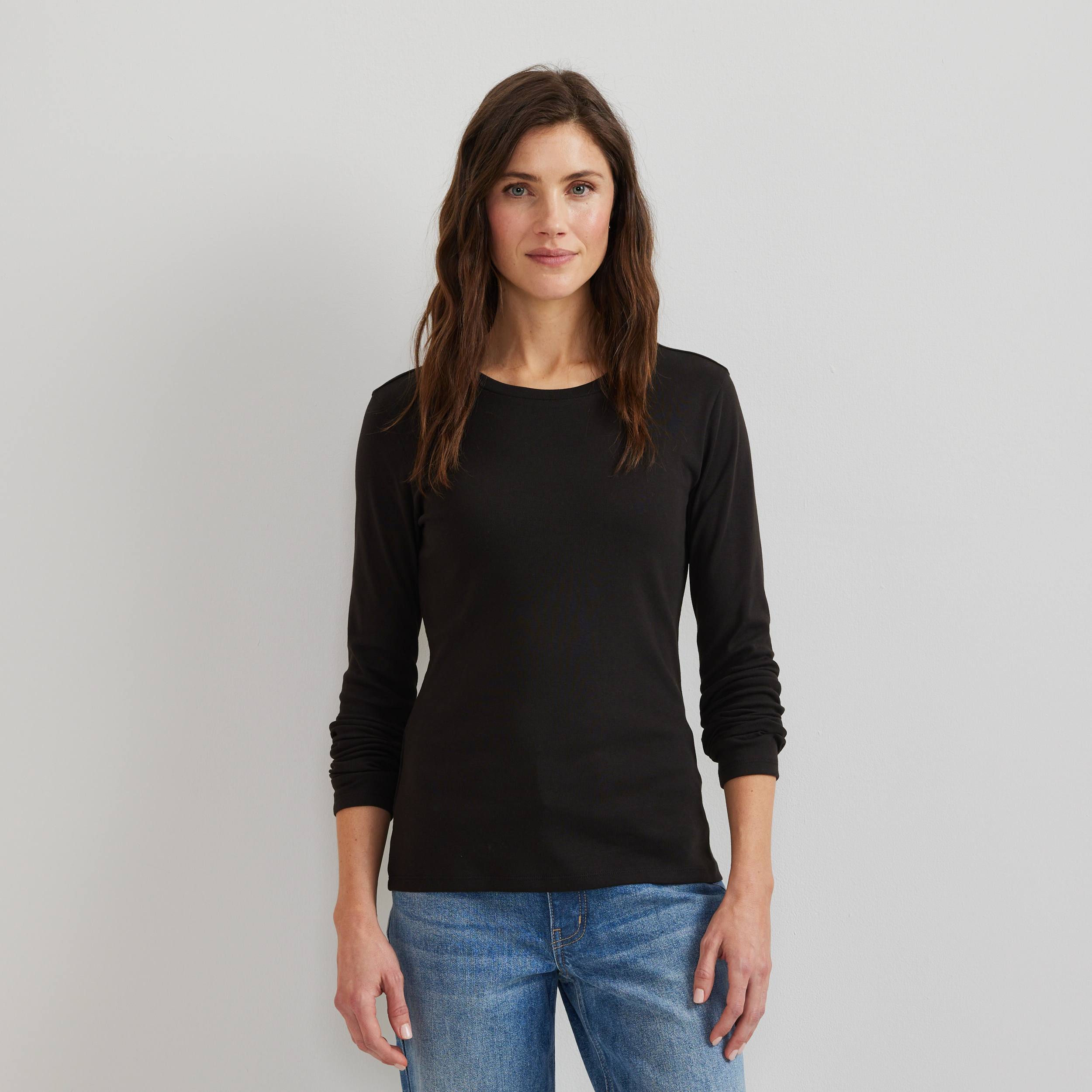 Women's Everyday Long-Sleeve Crewneck T-Shirt - Image 9