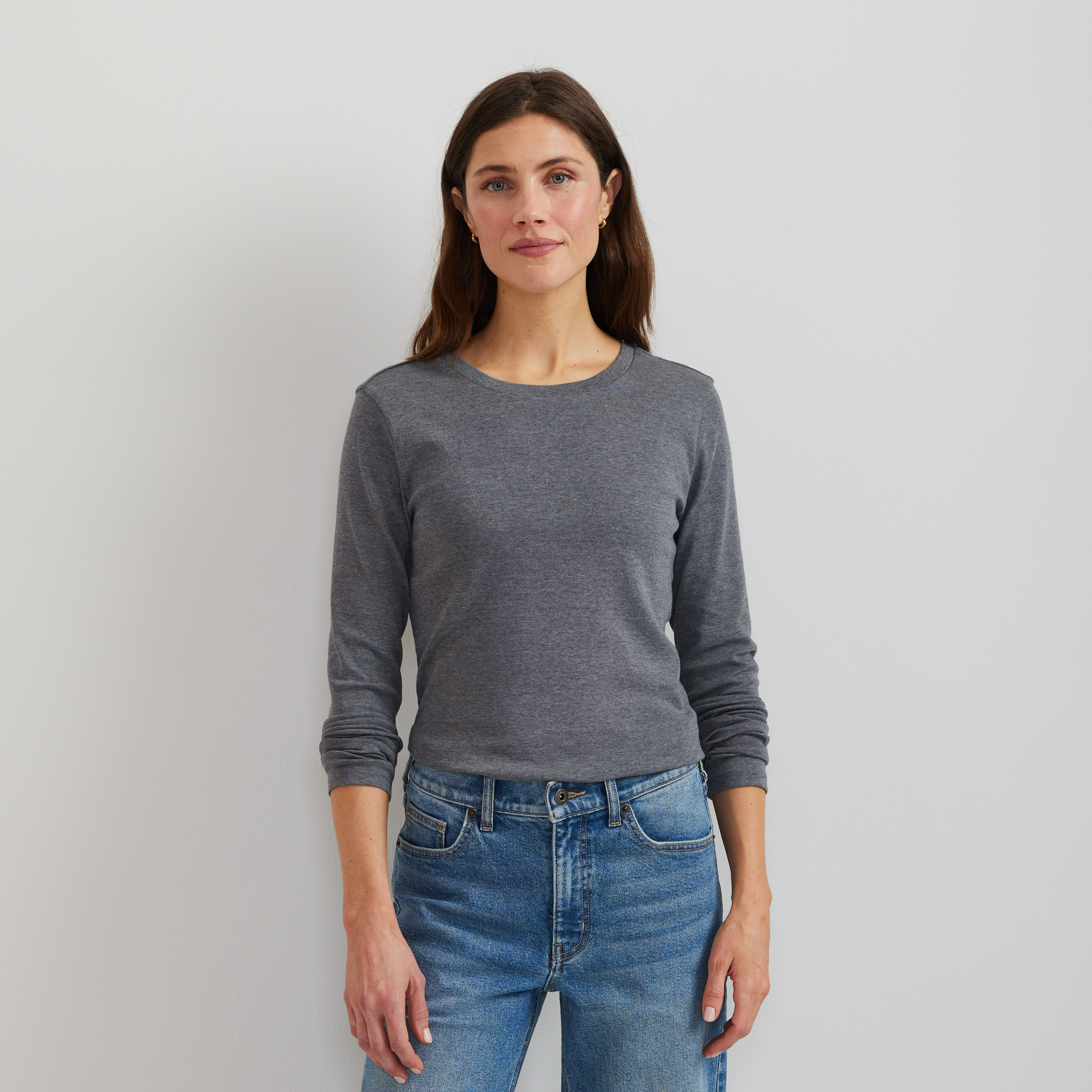 Women's Everyday Long-Sleeve Crewneck T-Shirt - Image 13