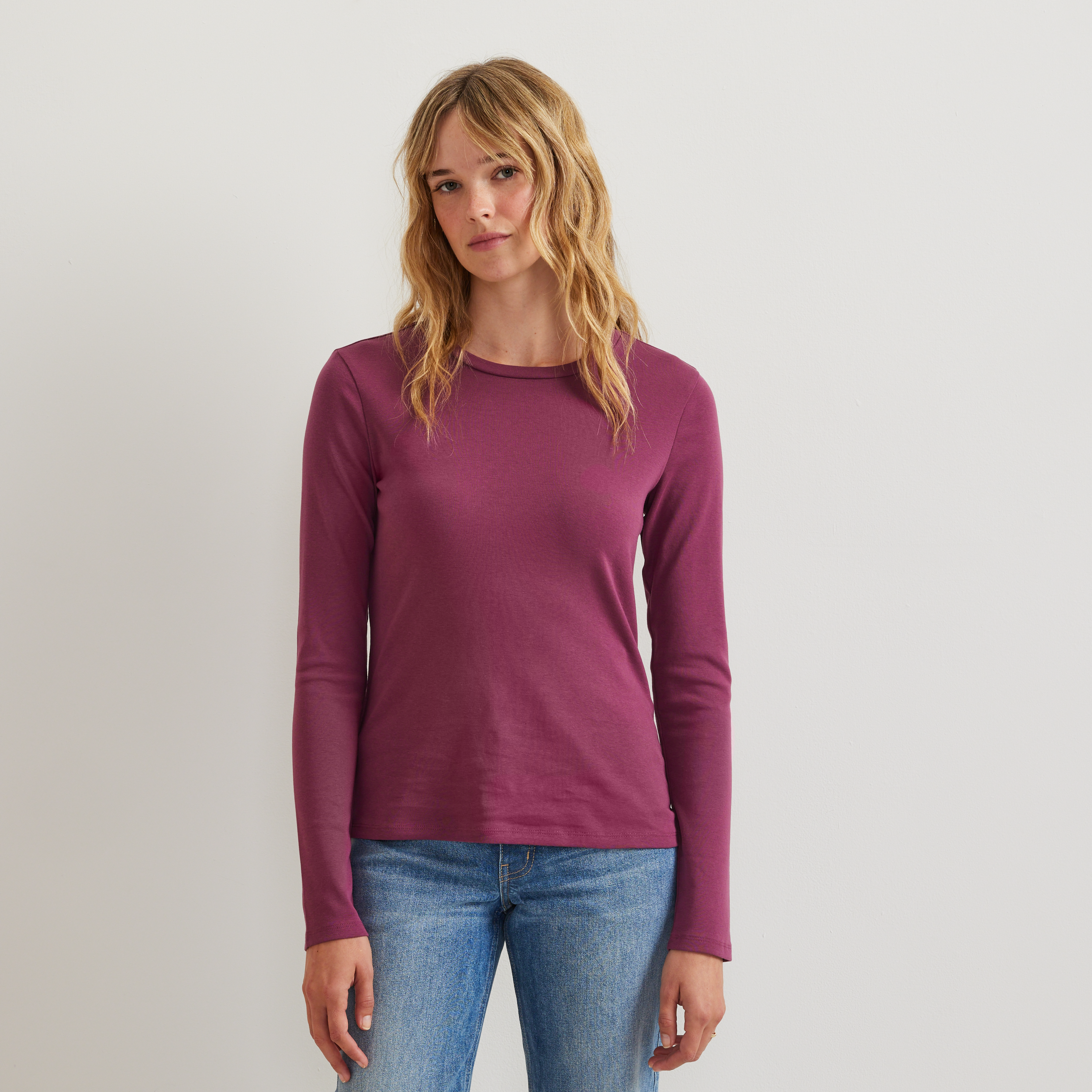 Women's Everyday Long-Sleeve Crewneck T-Shirt - Image 27