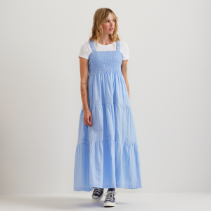 Women's Smocked Tiered Midi Dress