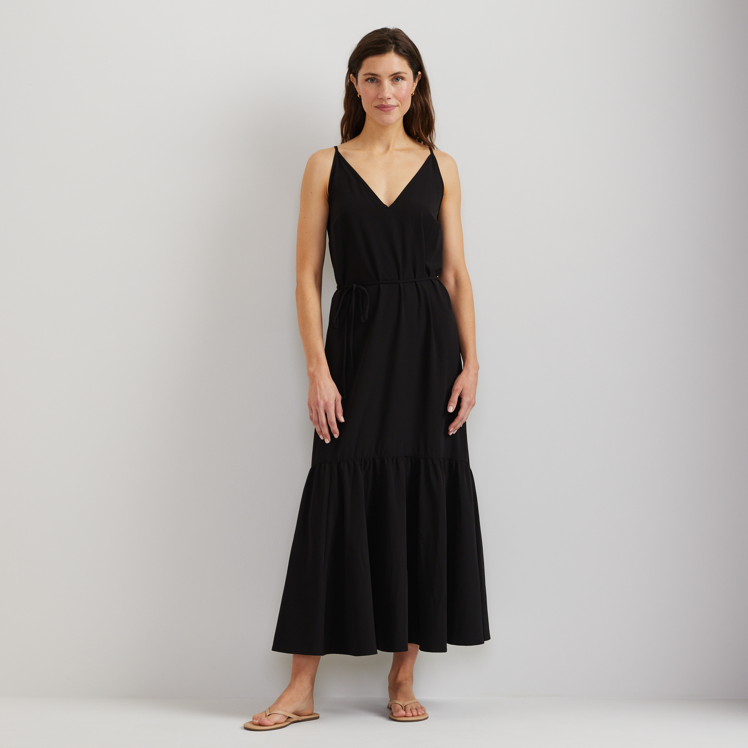 Women's Rio Textured Tiered Midi Dress - Image 3