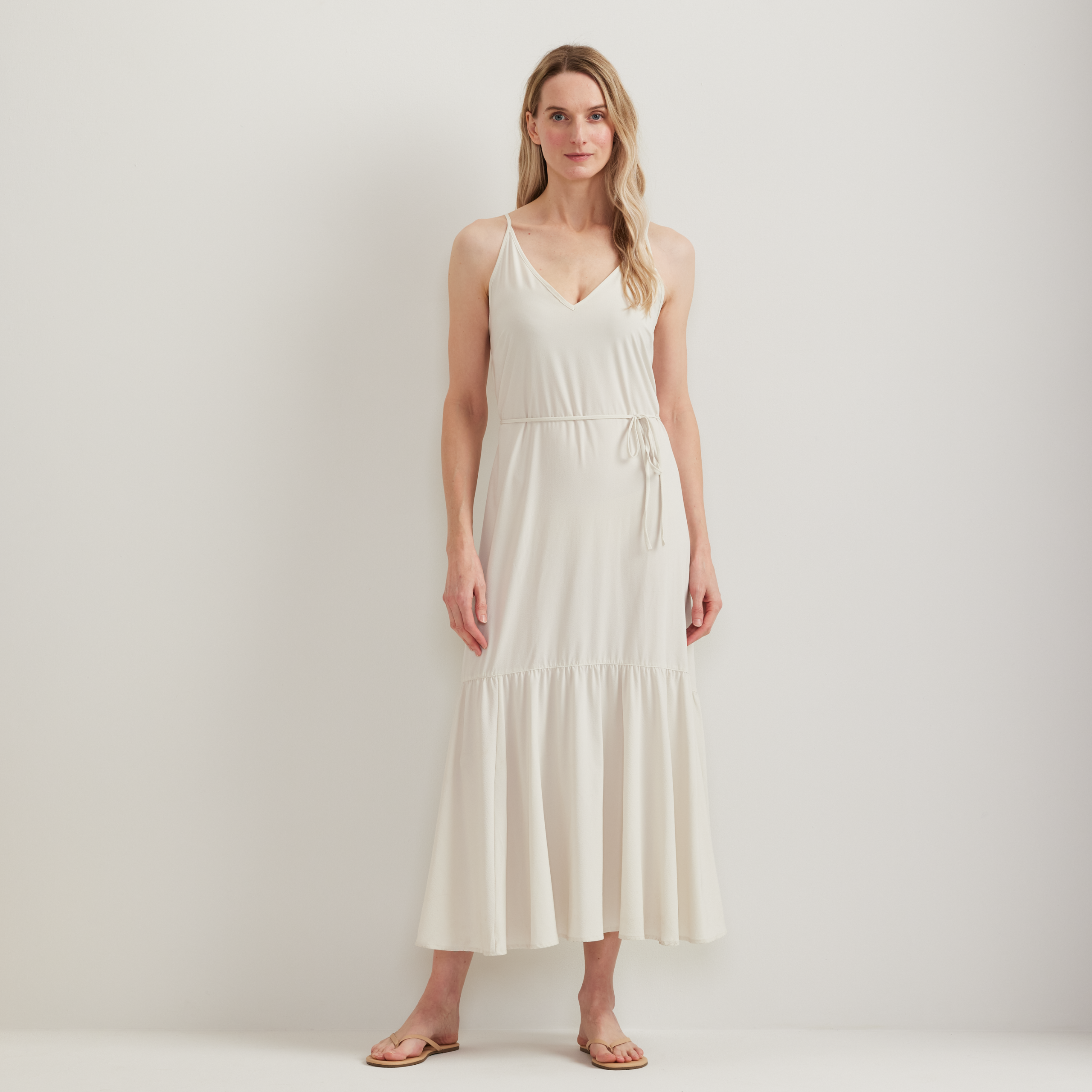 Women's Rio Textured Tiered Midi Dress - Image 5