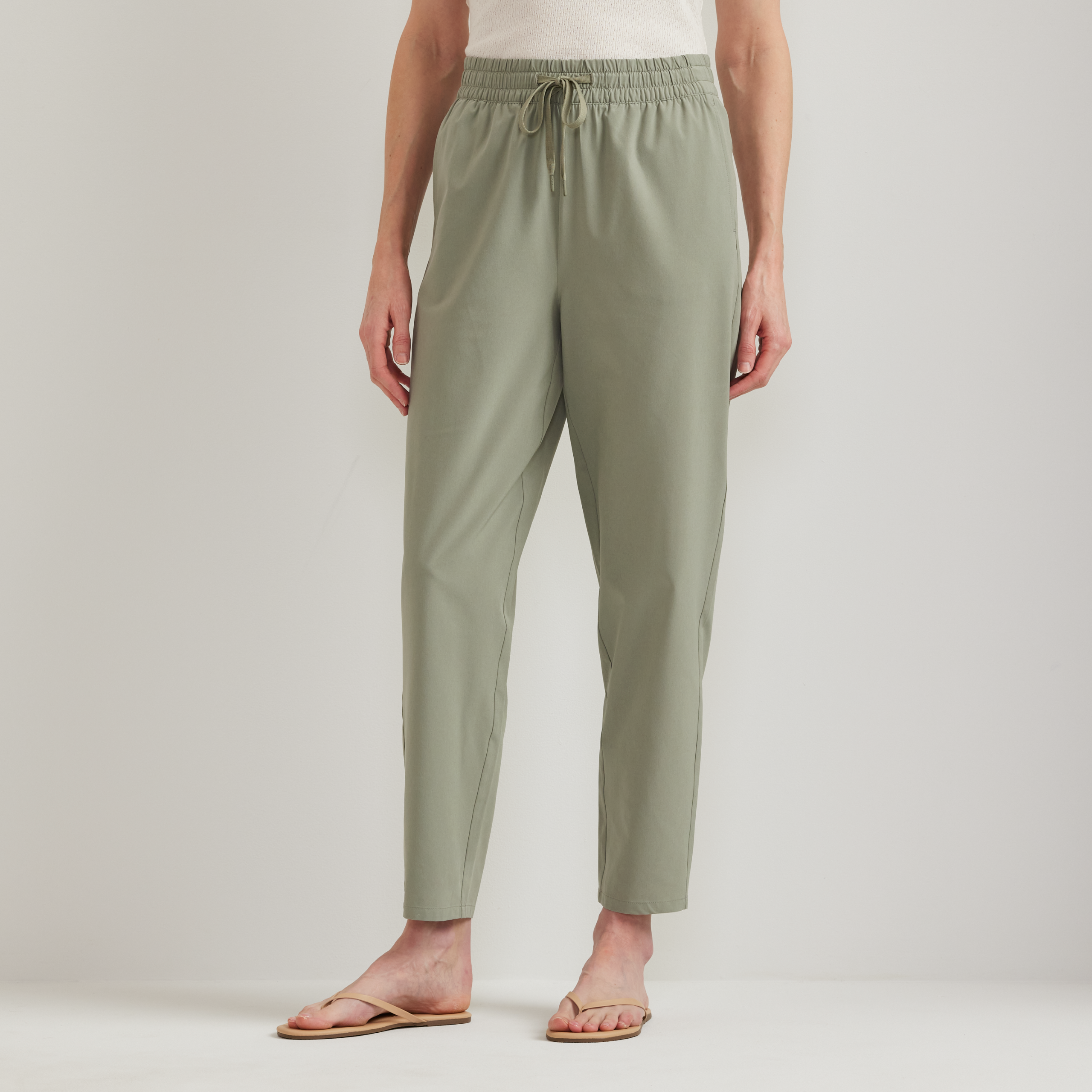 Women's Departure Stretch Tie-Front Ankle Pants - Image 15