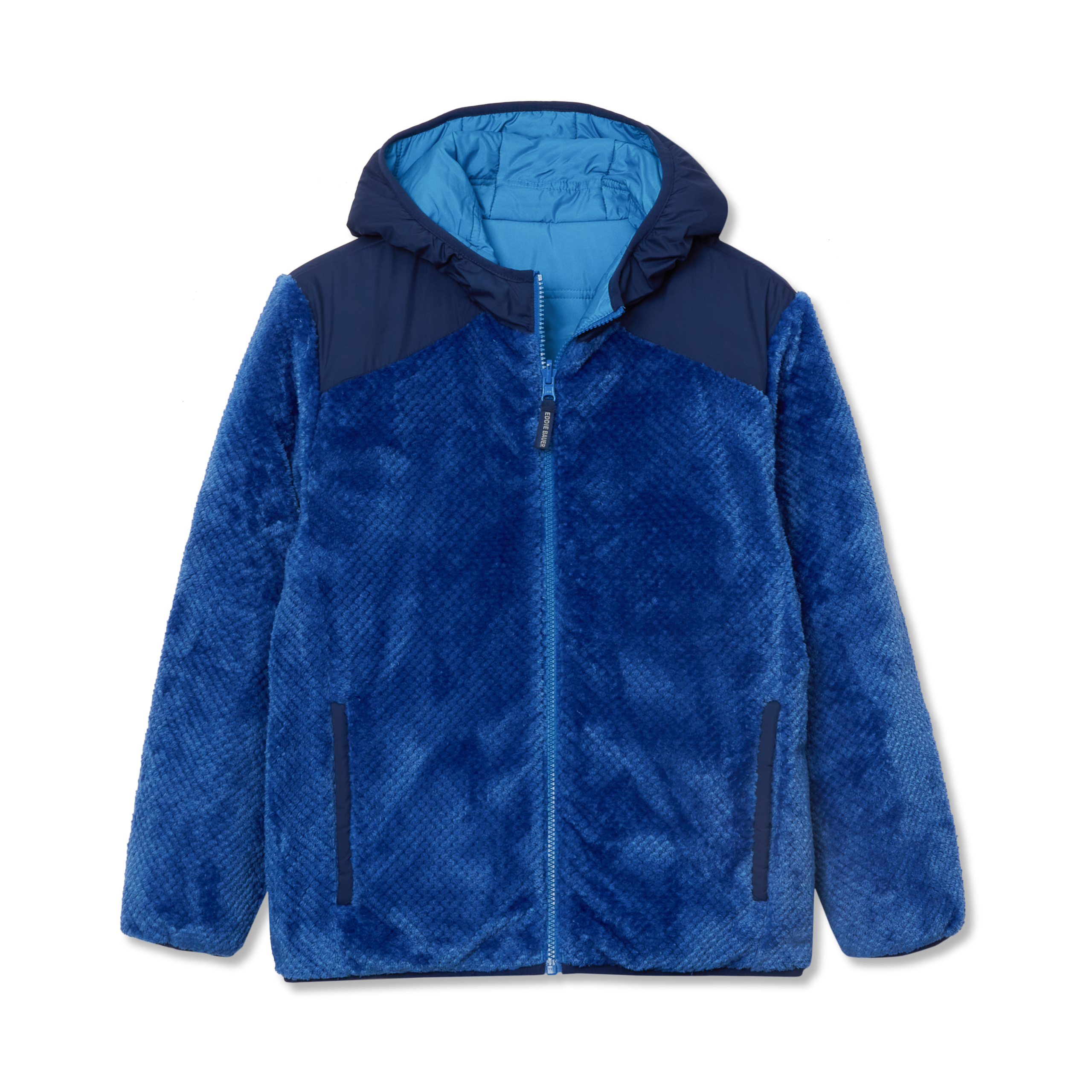 Boys Deer Harbor Reversible Hooded Jacket - Image 4