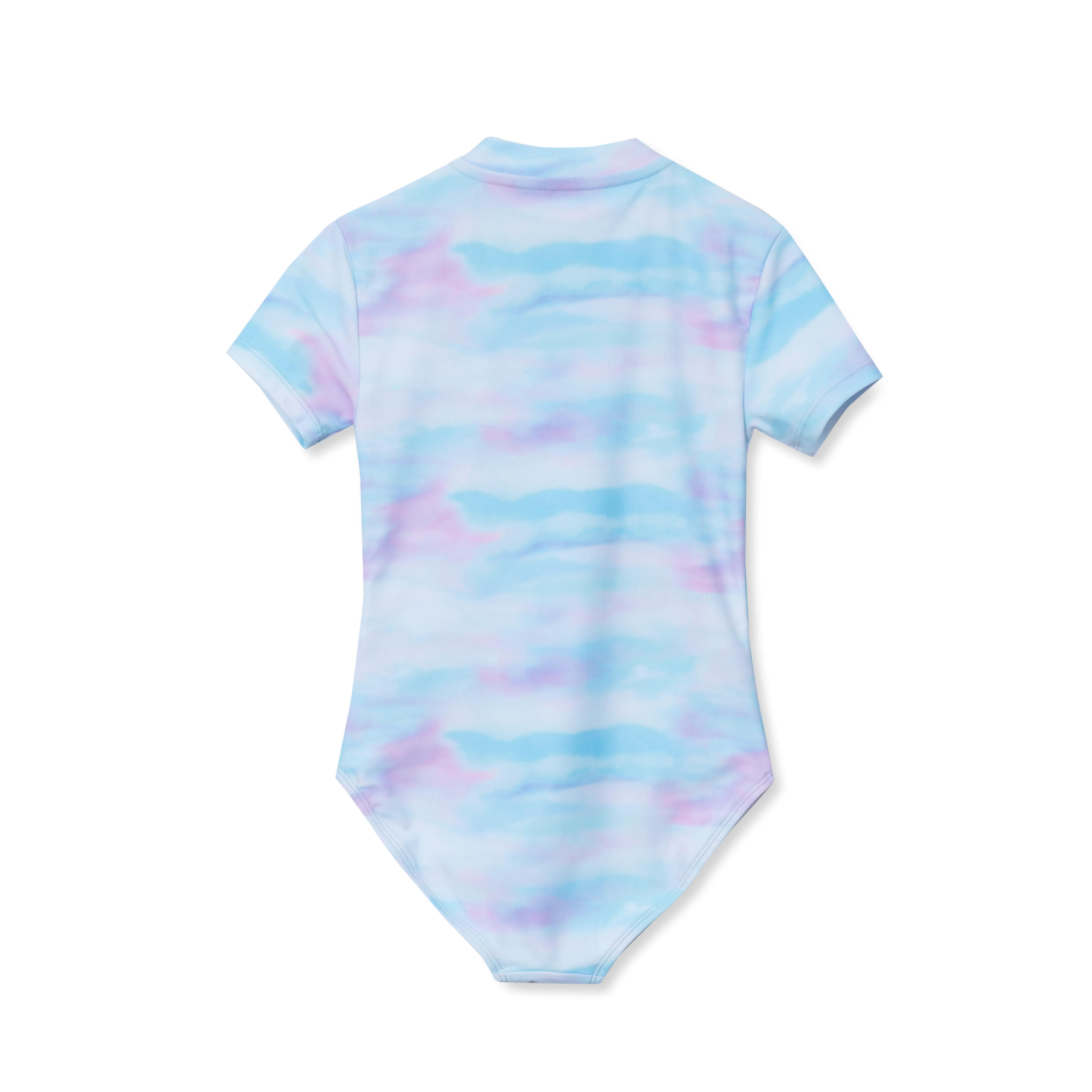 Girls Sea Spray SS One PC Zip Front Swimsuit - Image 3