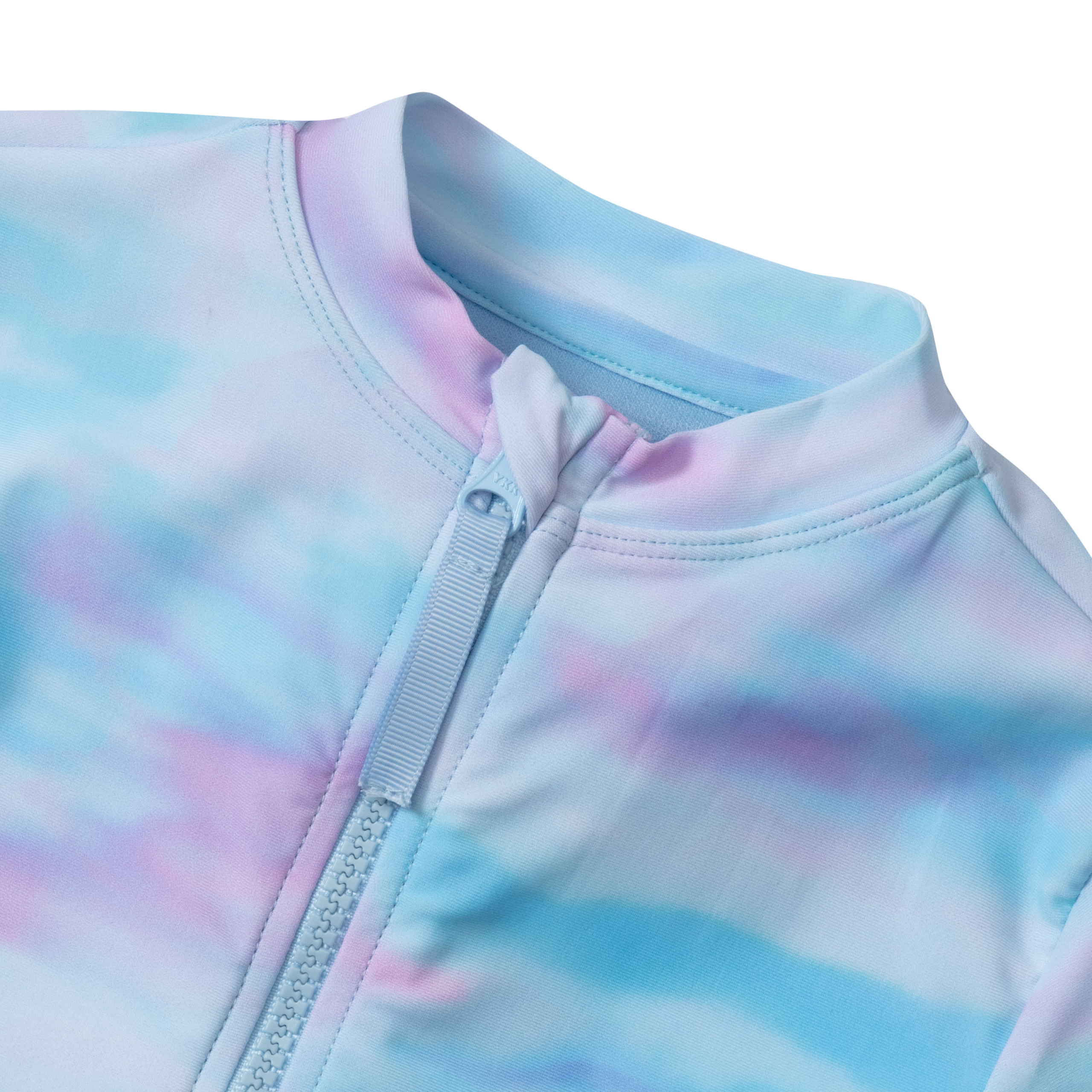 Girls Sea Spray SS One PC Zip Front Swimsuit - Image 4