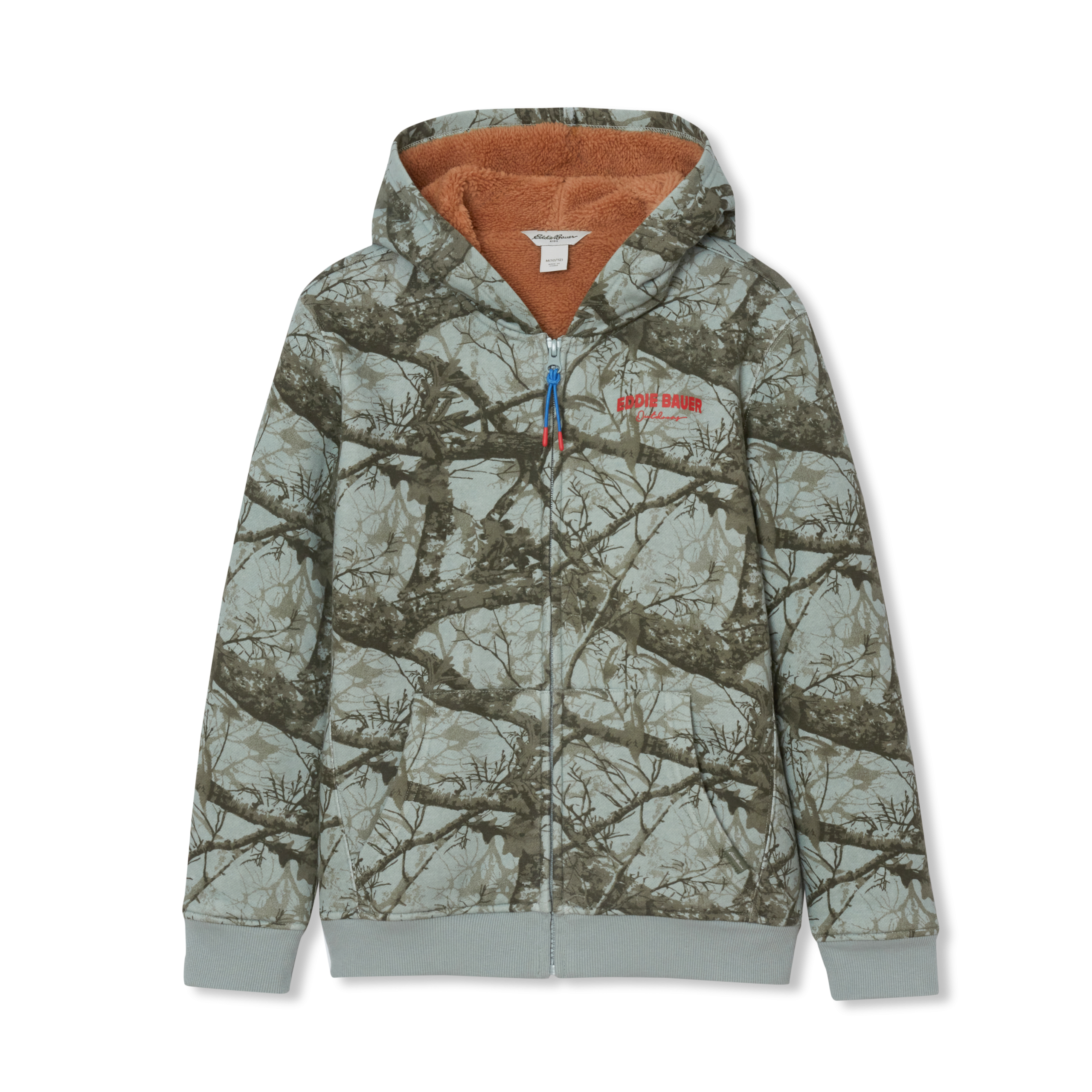 Boys' Camp Fleece Faux Shearling-Lined Hoodie - Image 3