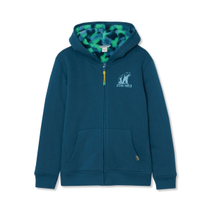 Boys' Camp Fleece Faux Shearling-Lined Hoodie