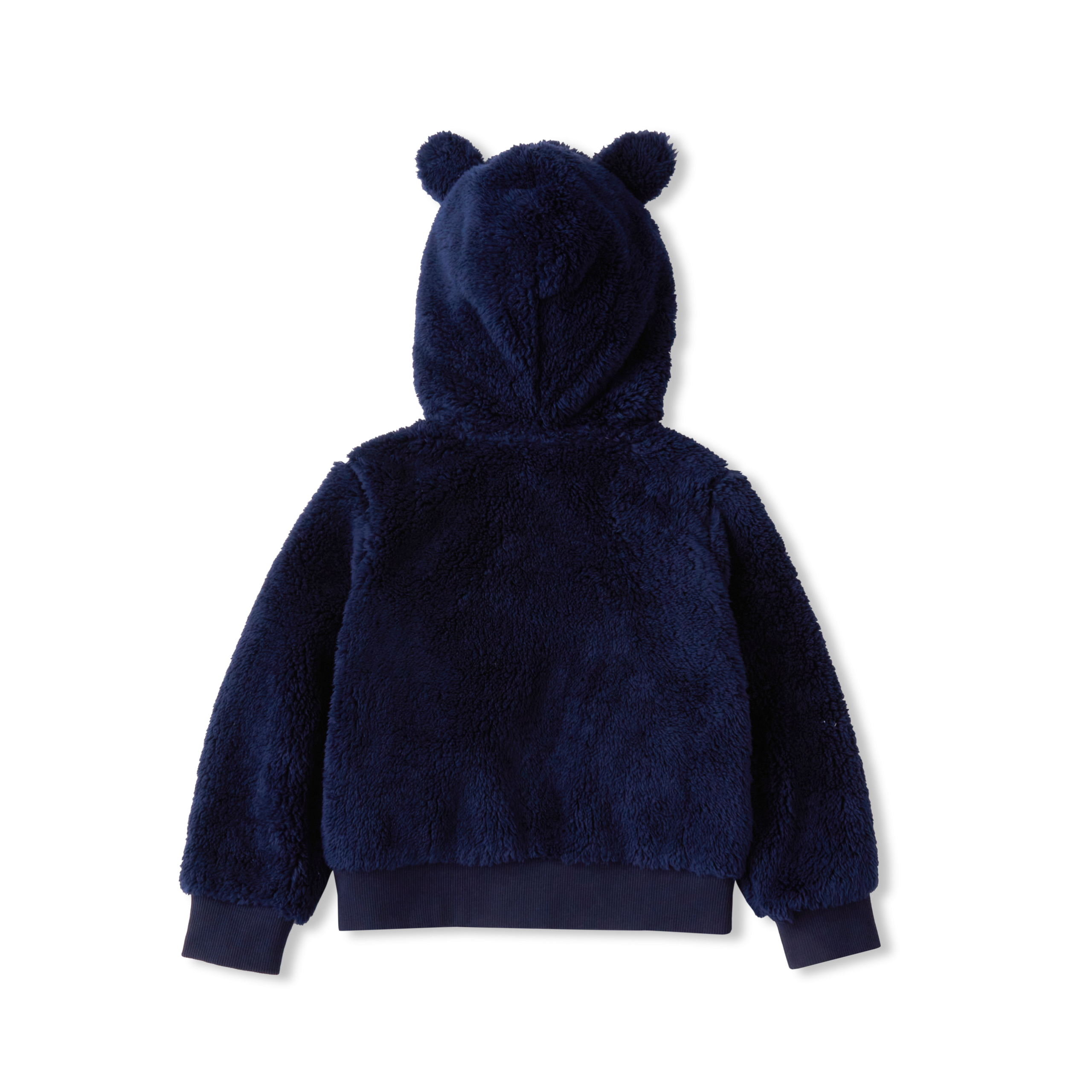 Toddler Hooded Quest Plush Fleece Jacket with Ears - Image 2