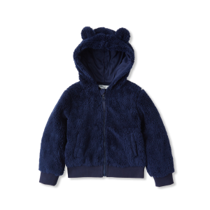Toddler Hooded Quest Plush Fleece Jacket with Ears