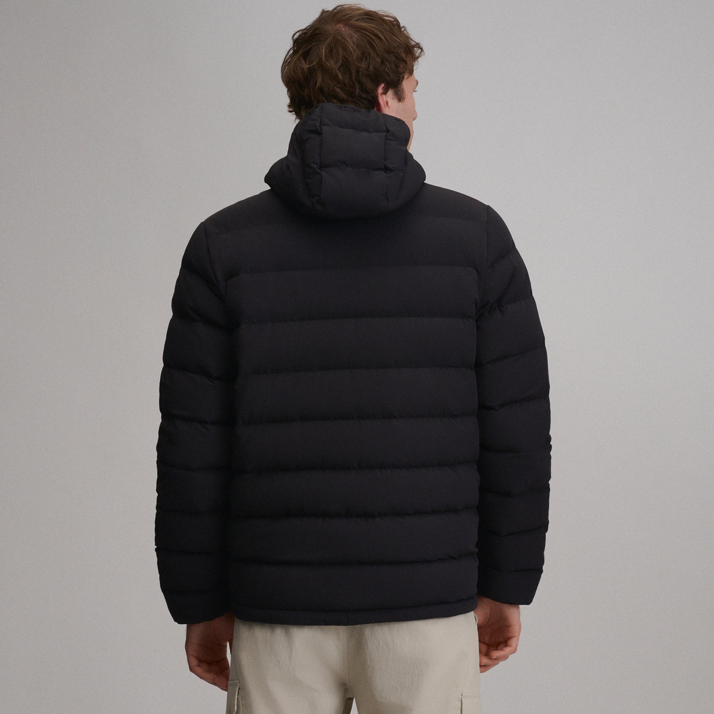 Men's EB Stretch Down Hooded Jacket - Image 2