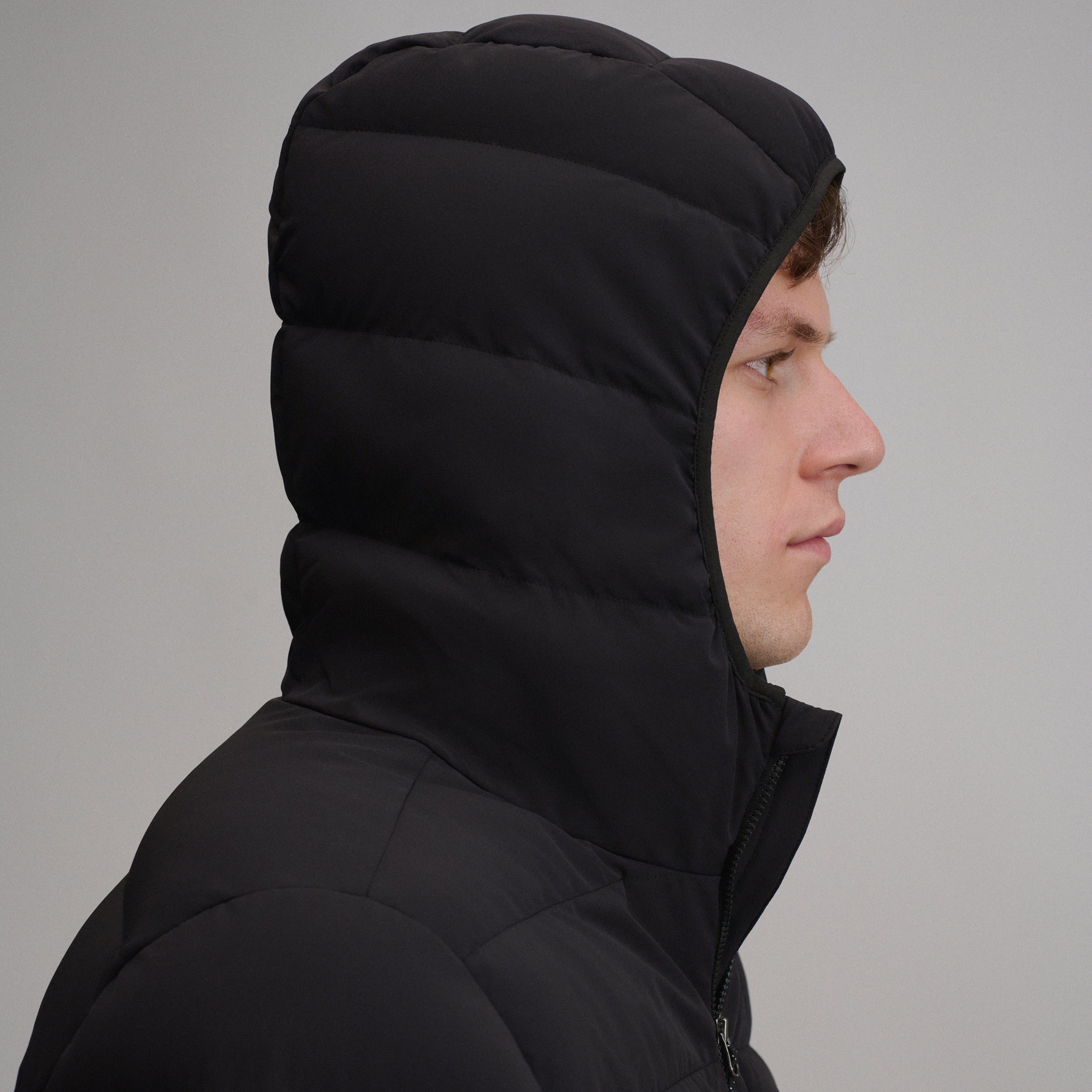 Men's EB Stretch Down Hooded Jacket - Image 4