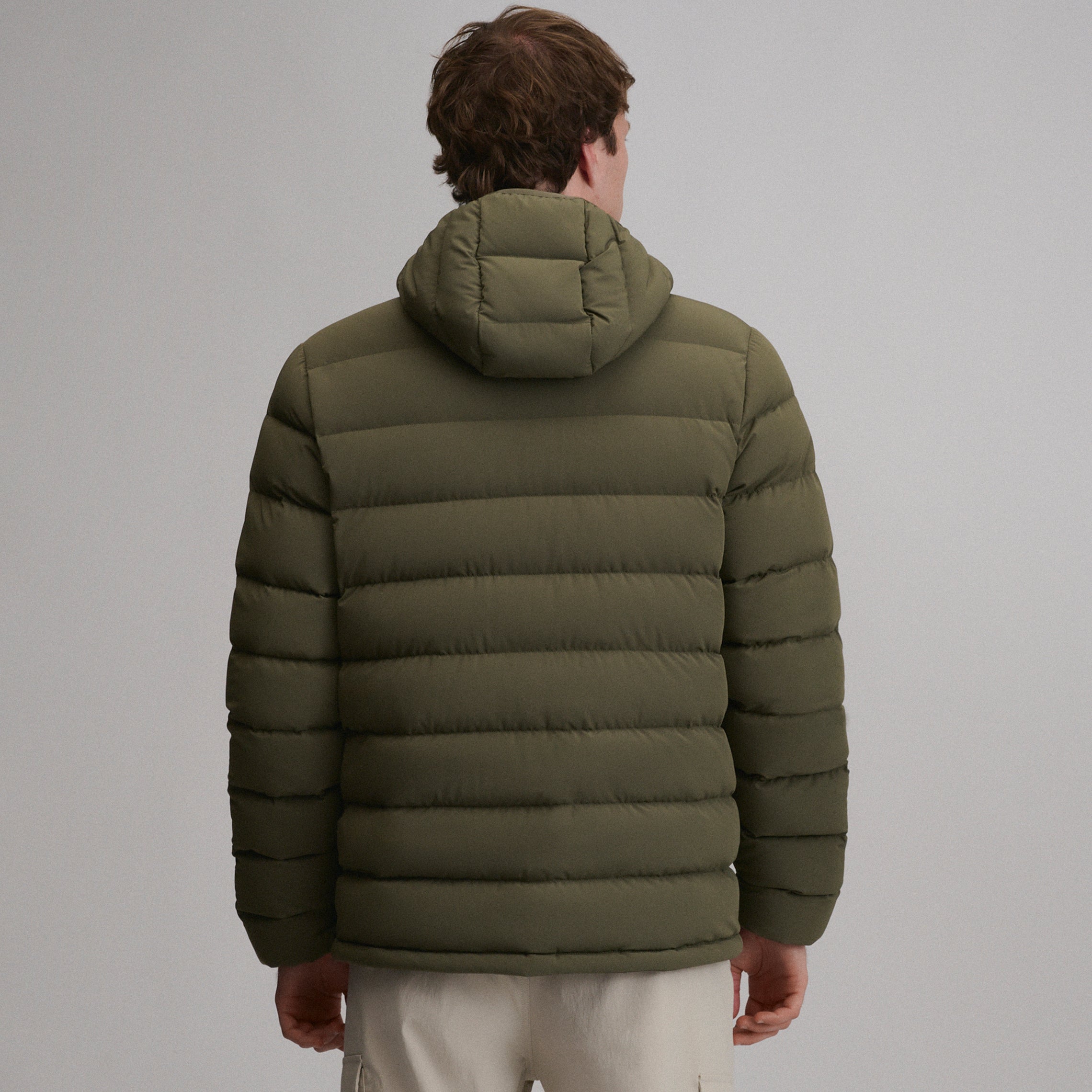 Men's EB Stretch Down Hooded Jacket - Image 7