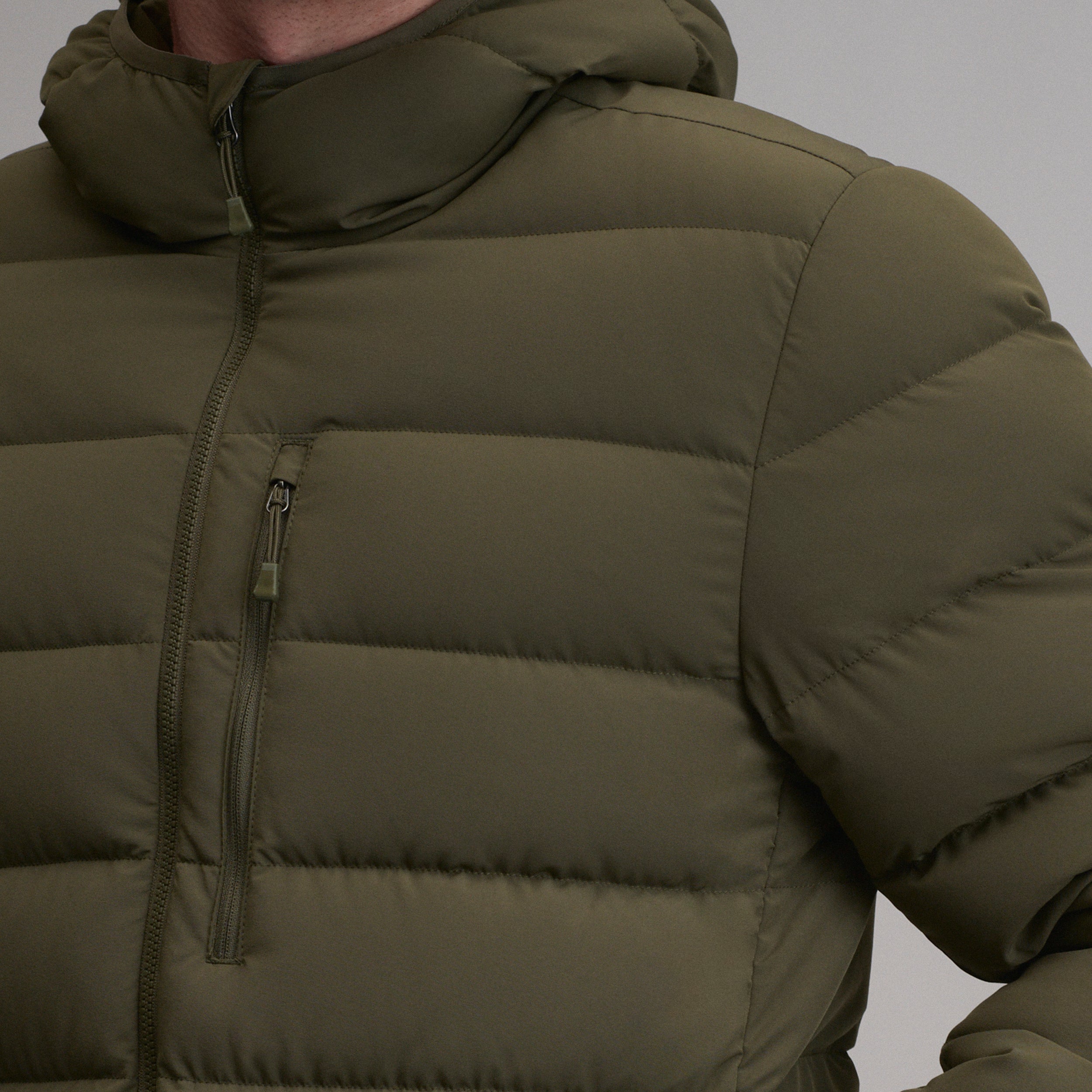 Men's EB Stretch Down Hooded Jacket - Image 8