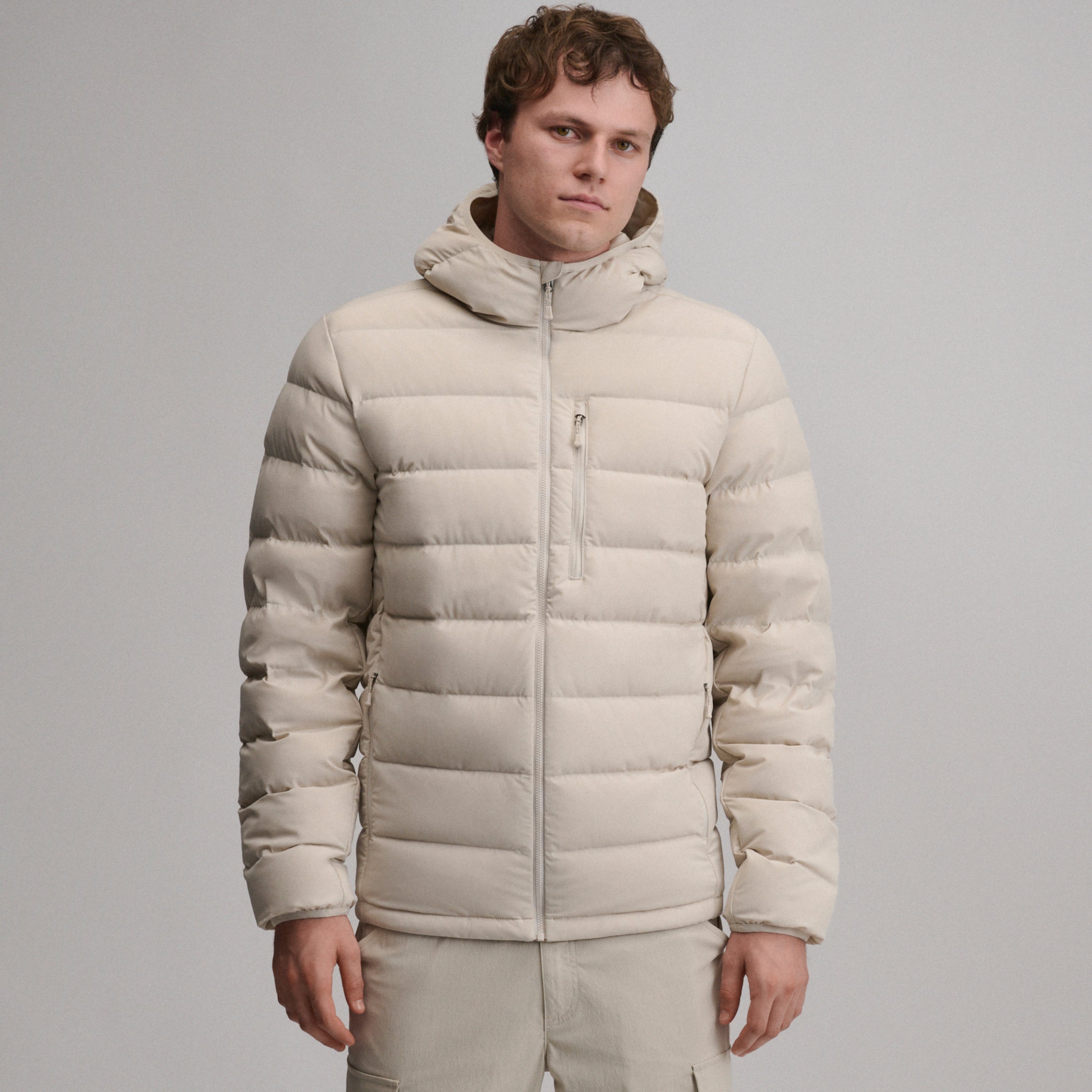 Men's EB Stretch Down Hooded Jacket - Image 11