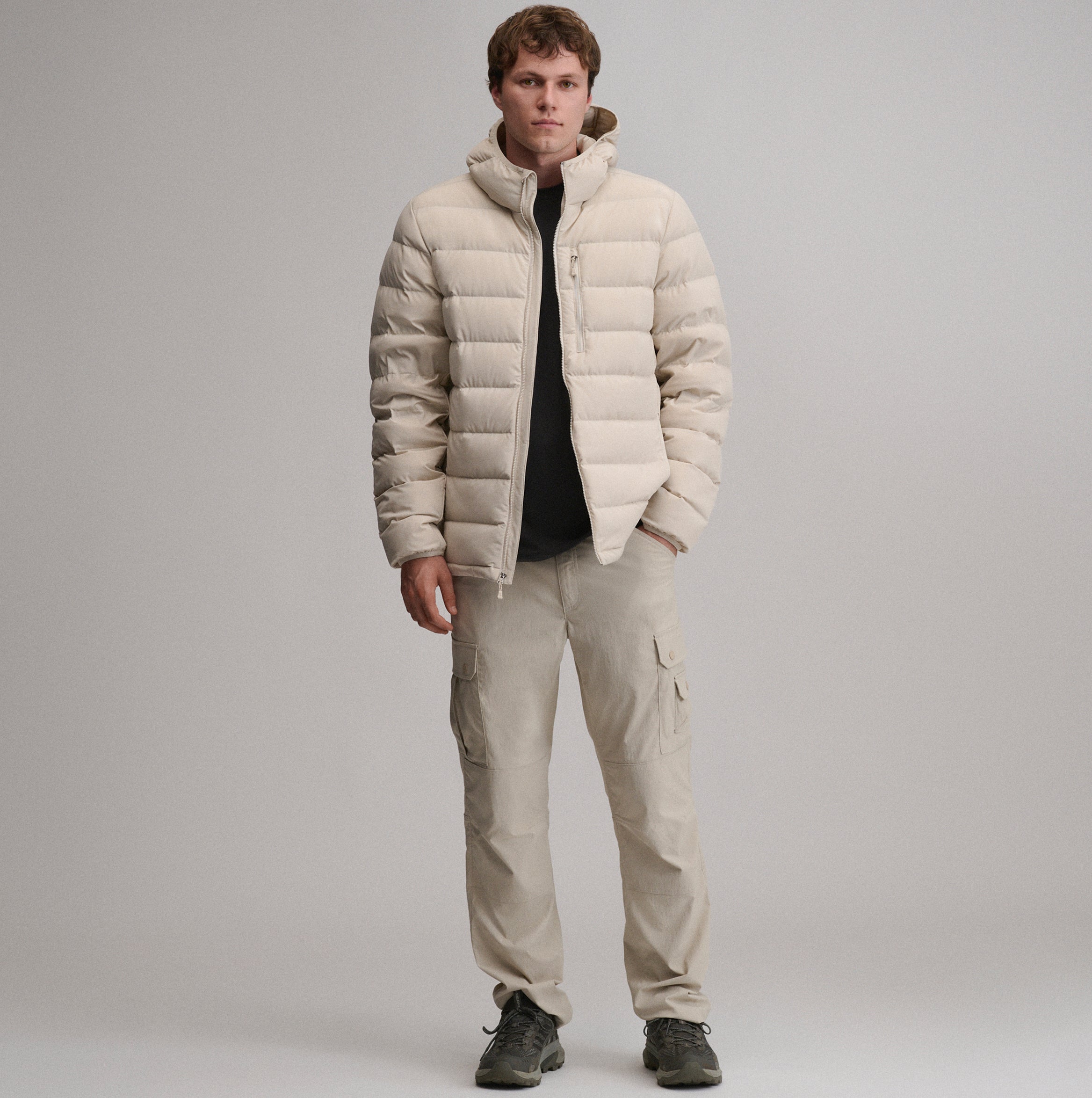 Men's EB Stretch Down Hooded Jacket - Image 15