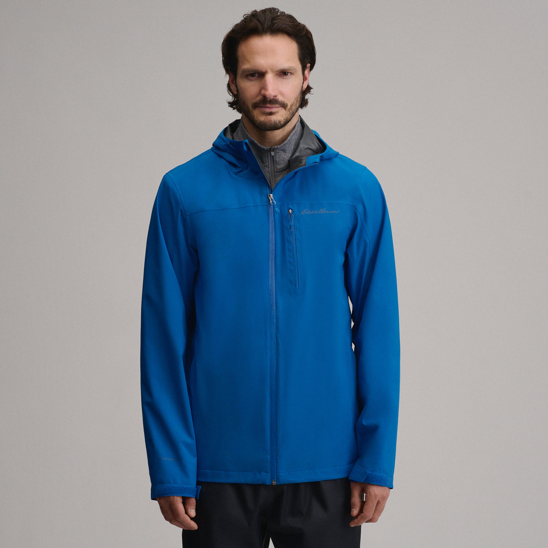 Men's Cloud Cap Waterproof Stretch Hooded Rain Jacket - Image 7