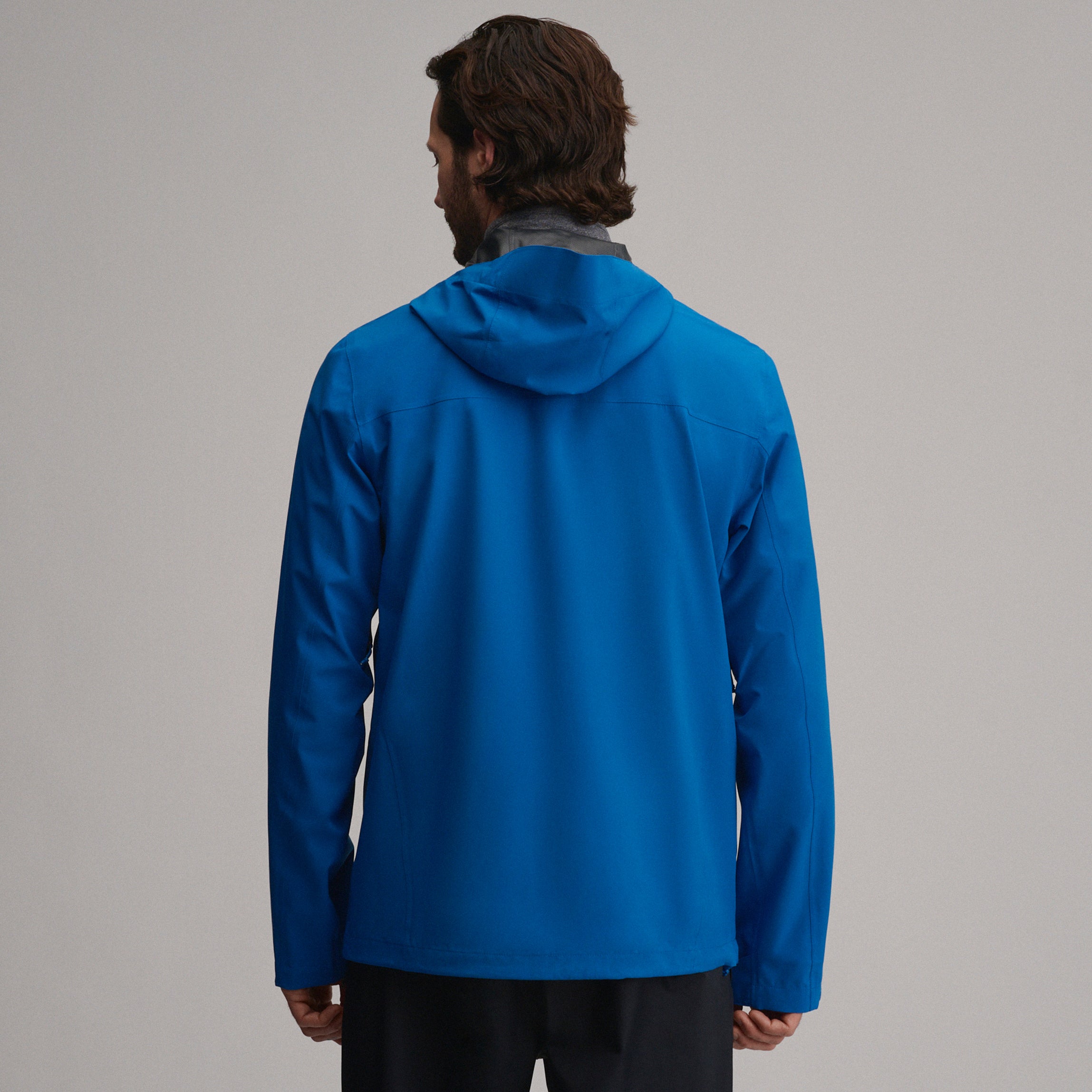 Men's Cloud Cap Waterproof Stretch Hooded Rain Jacket - Image 8