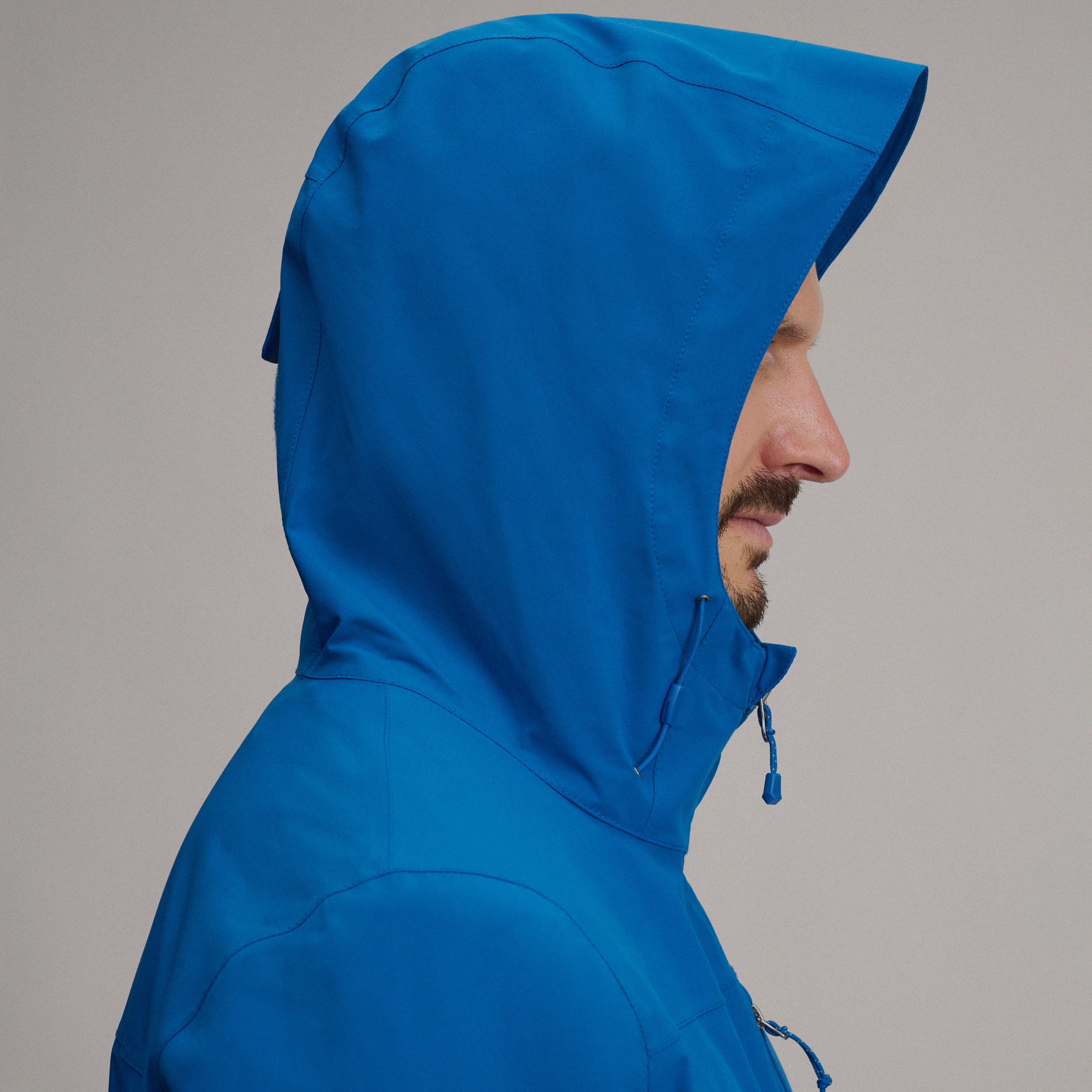 Men's Cloud Cap Waterproof Stretch Hooded Rain Jacket - Image 9