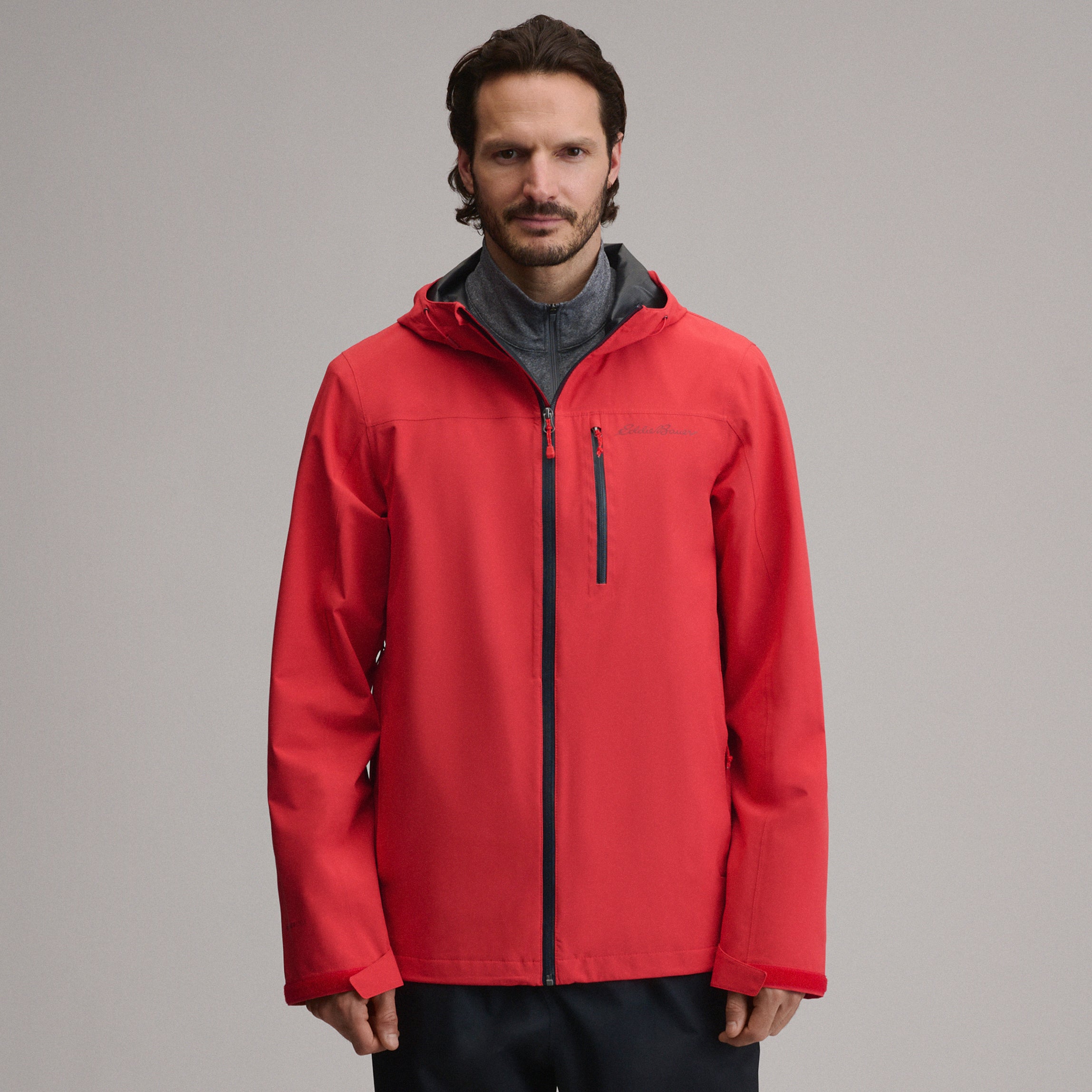 Men's Cloud Cap Waterproof Stretch Hooded Rain Jacket - Image 11