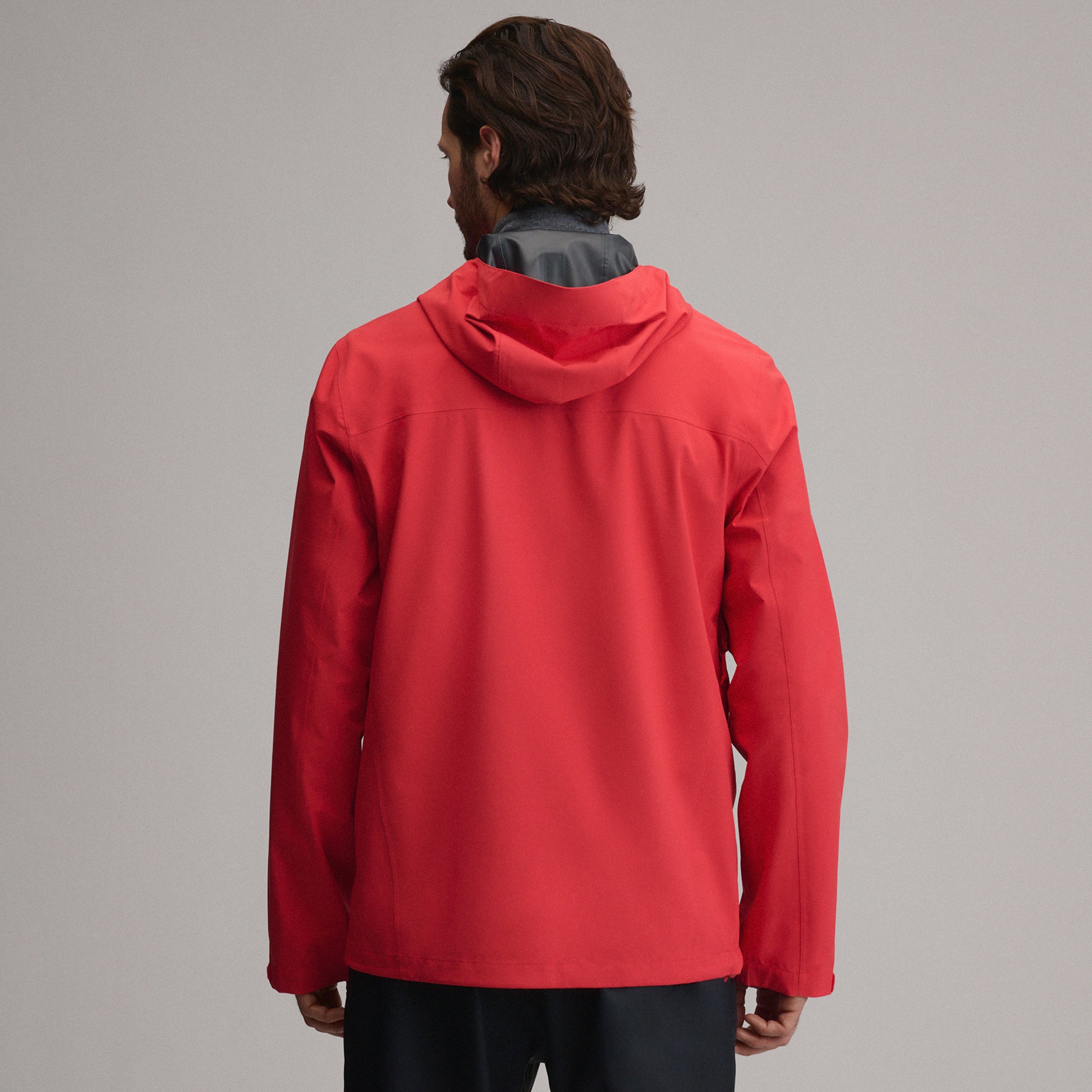 Men's Cloud Cap Waterproof Stretch Hooded Rain Jacket - Image 12