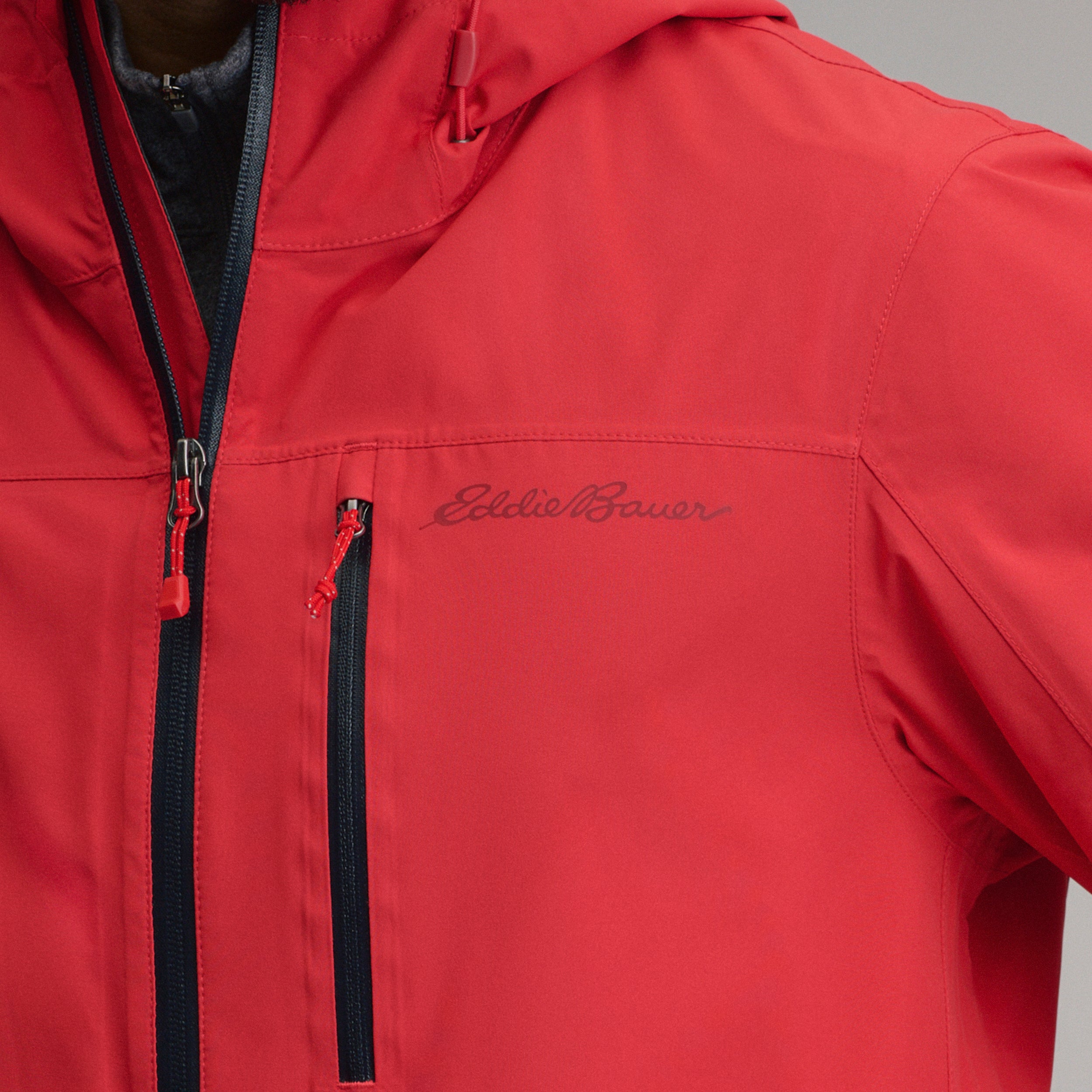 Men's Cloud Cap Waterproof Stretch Hooded Rain Jacket - Image 15