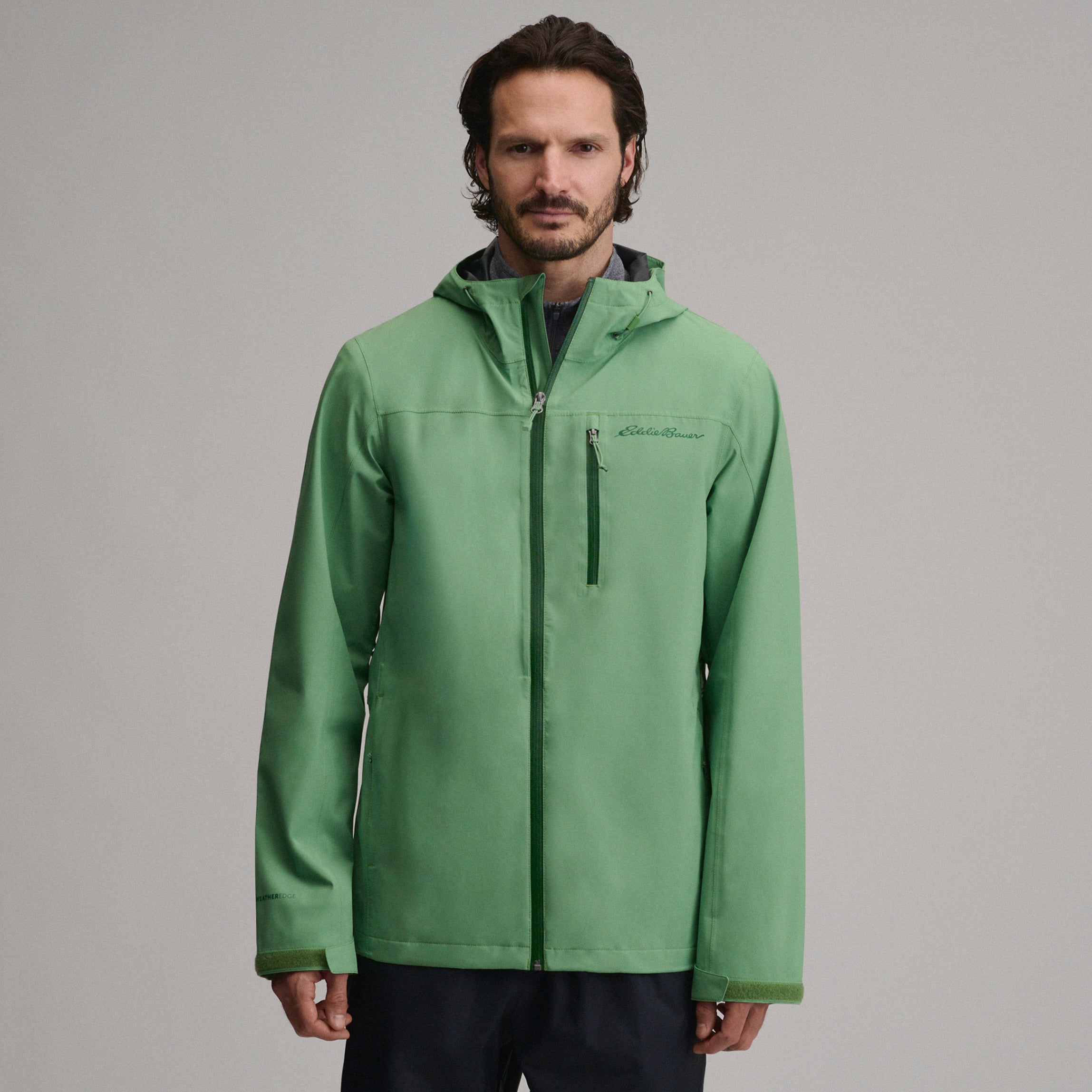 Men's Cloud Cap Waterproof Stretch Hooded Rain Jacket - Image 17