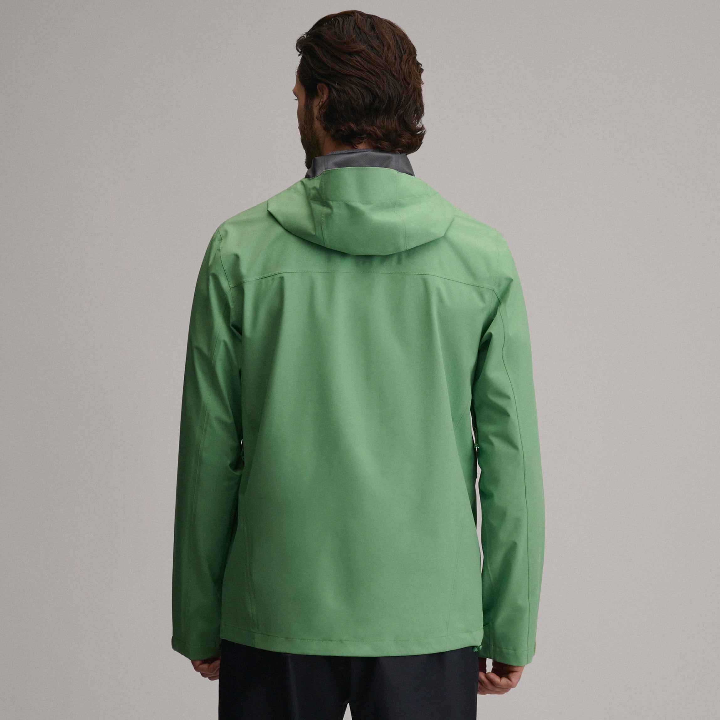 Men's Cloud Cap Waterproof Stretch Hooded Rain Jacket - Image 18