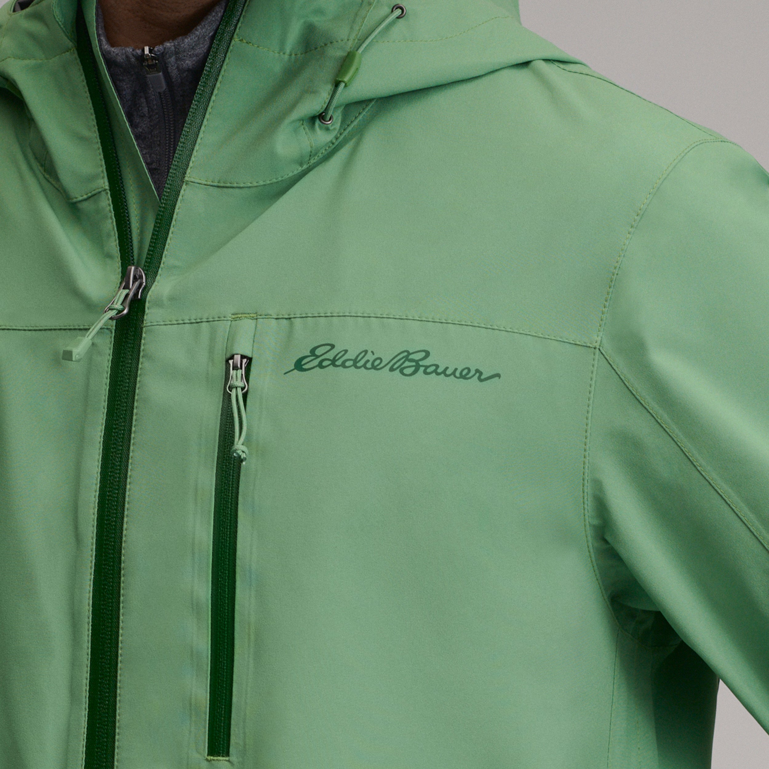 Men's Cloud Cap Waterproof Stretch Hooded Rain Jacket - Image 21