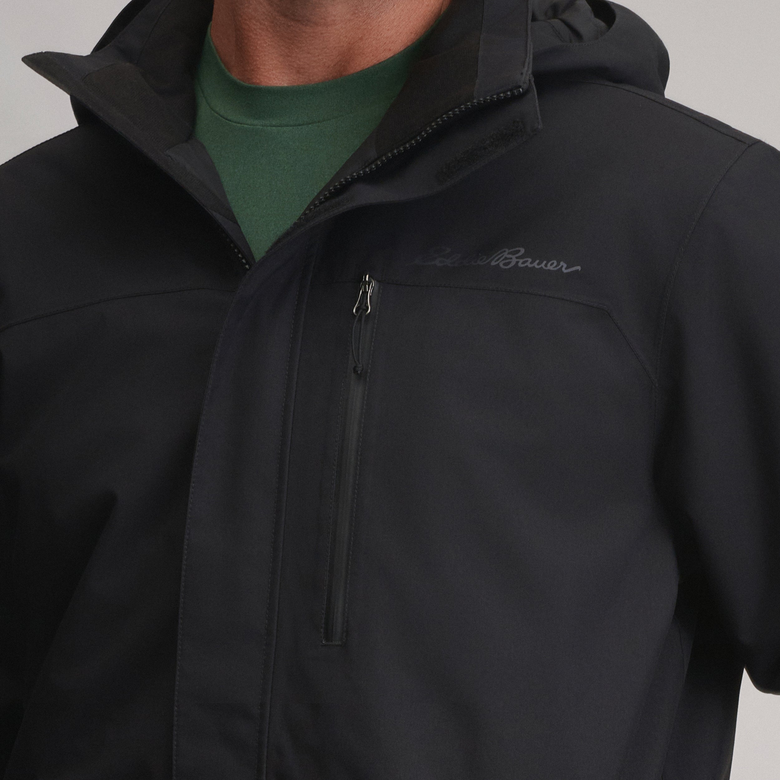 Men's Mainstay Insulated Waterproof Hooded Trench Coat - Image 5