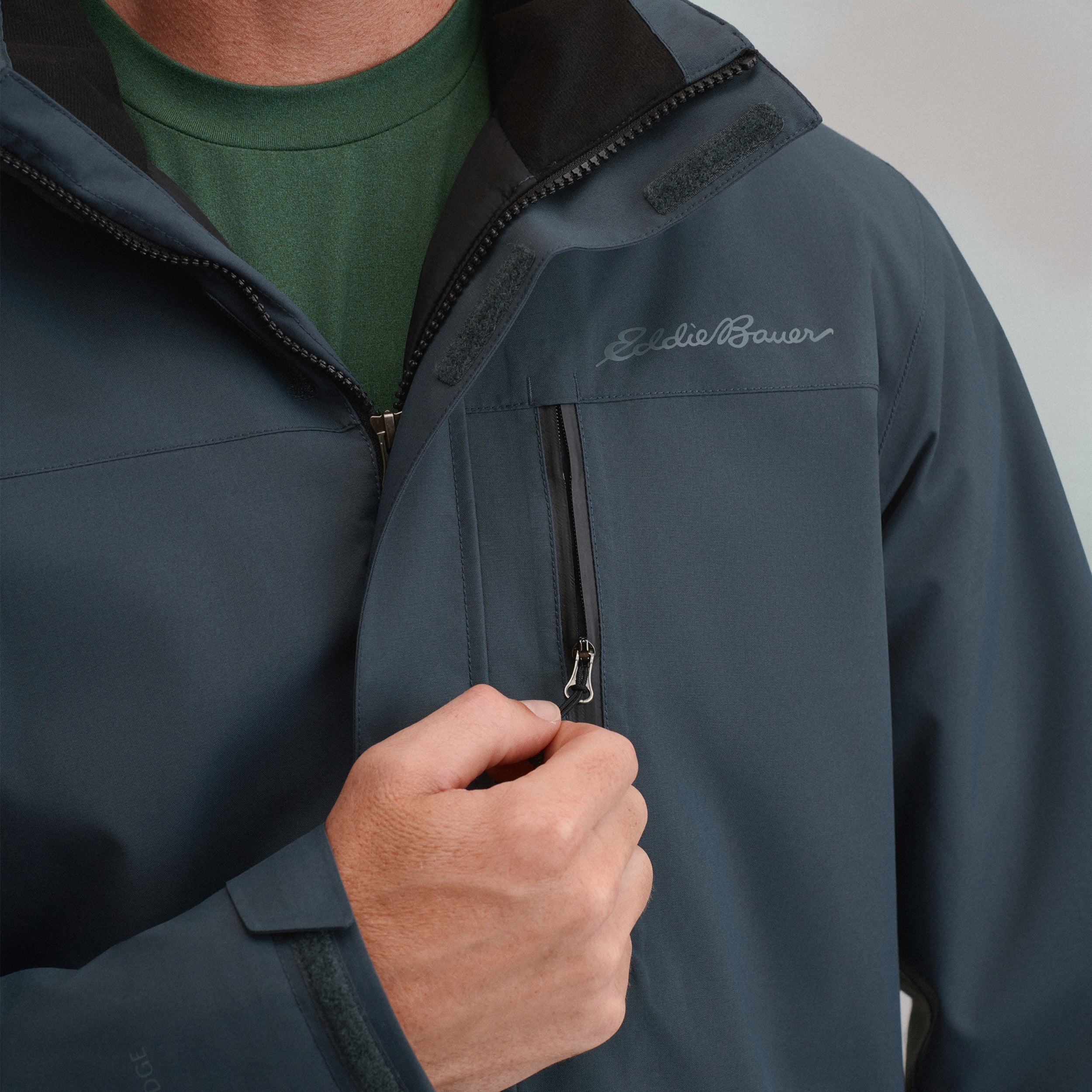 Men's Mainstay Insulated Waterproof Hooded Trench Coat - Image 9
