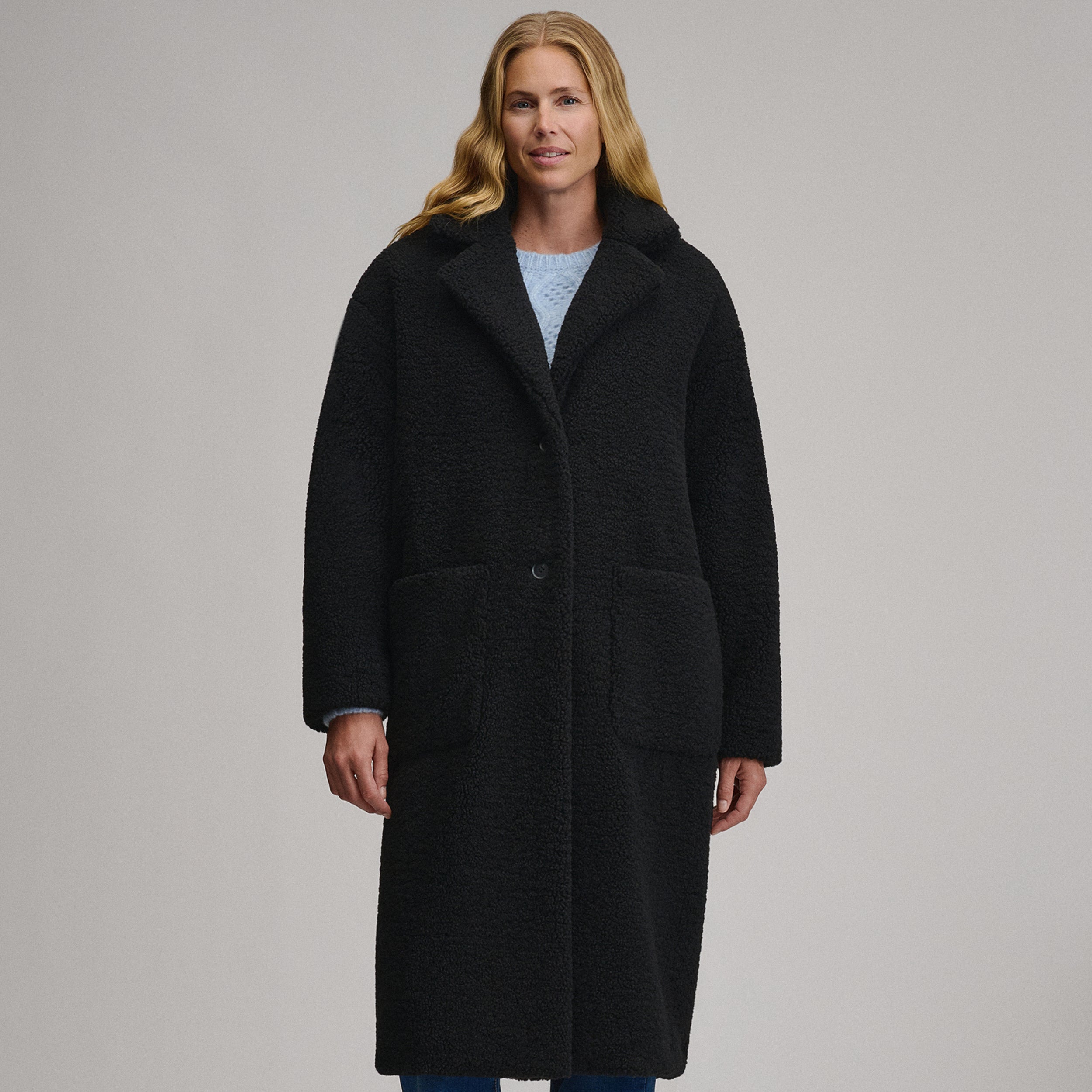 Women's Plush Trench Coat