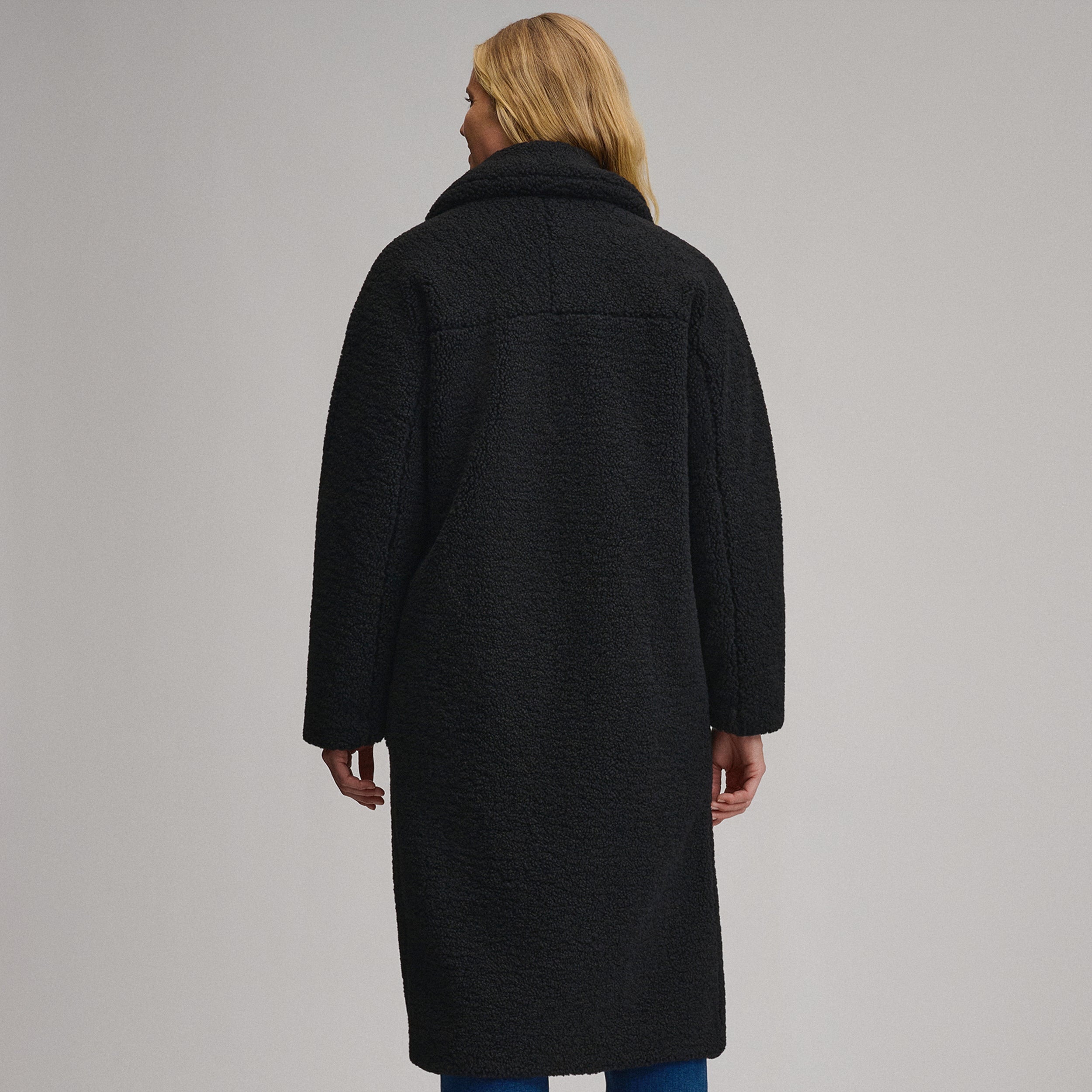 Women's Plush Trench Coat - Image 2