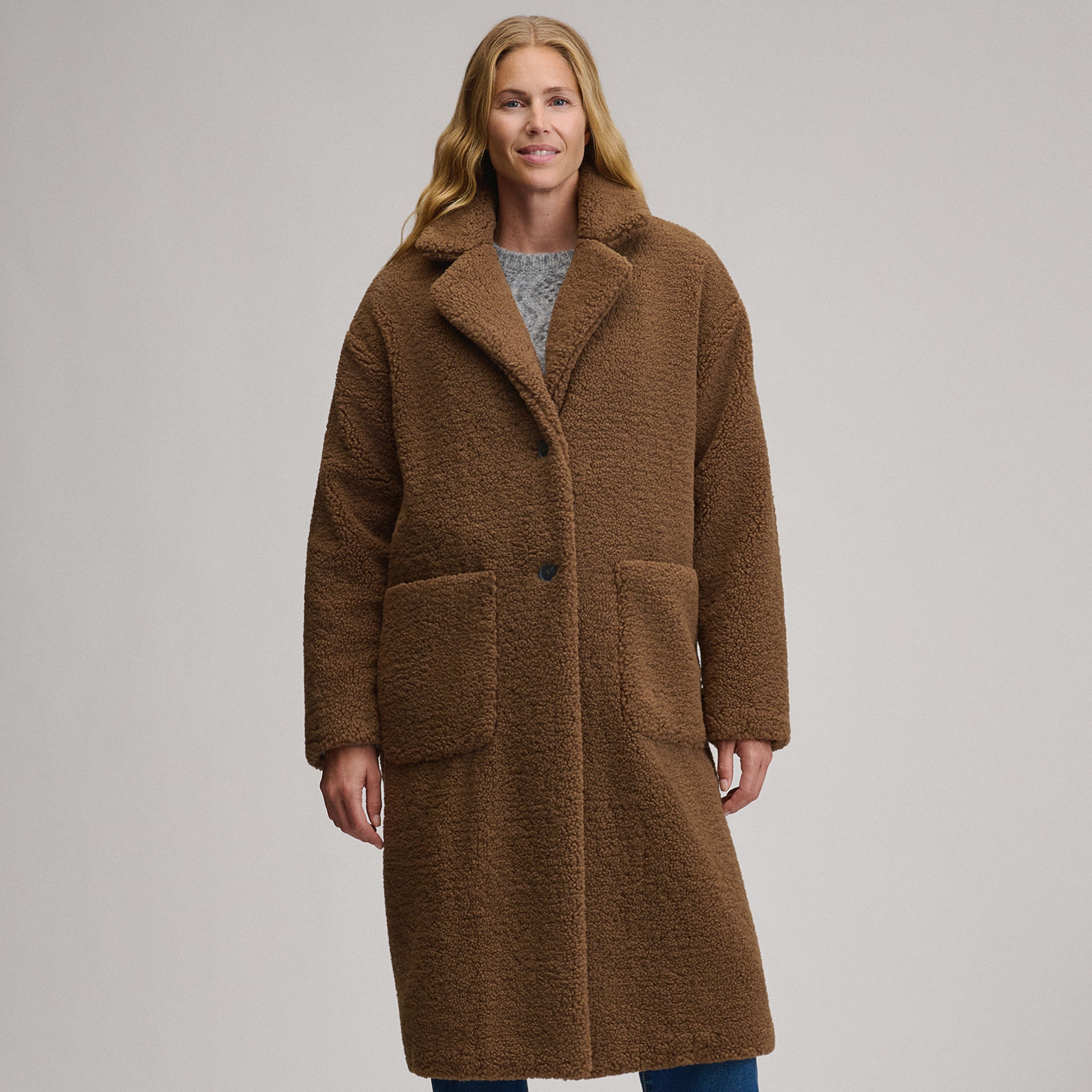 Women's Plush Trench Coat - Image 5