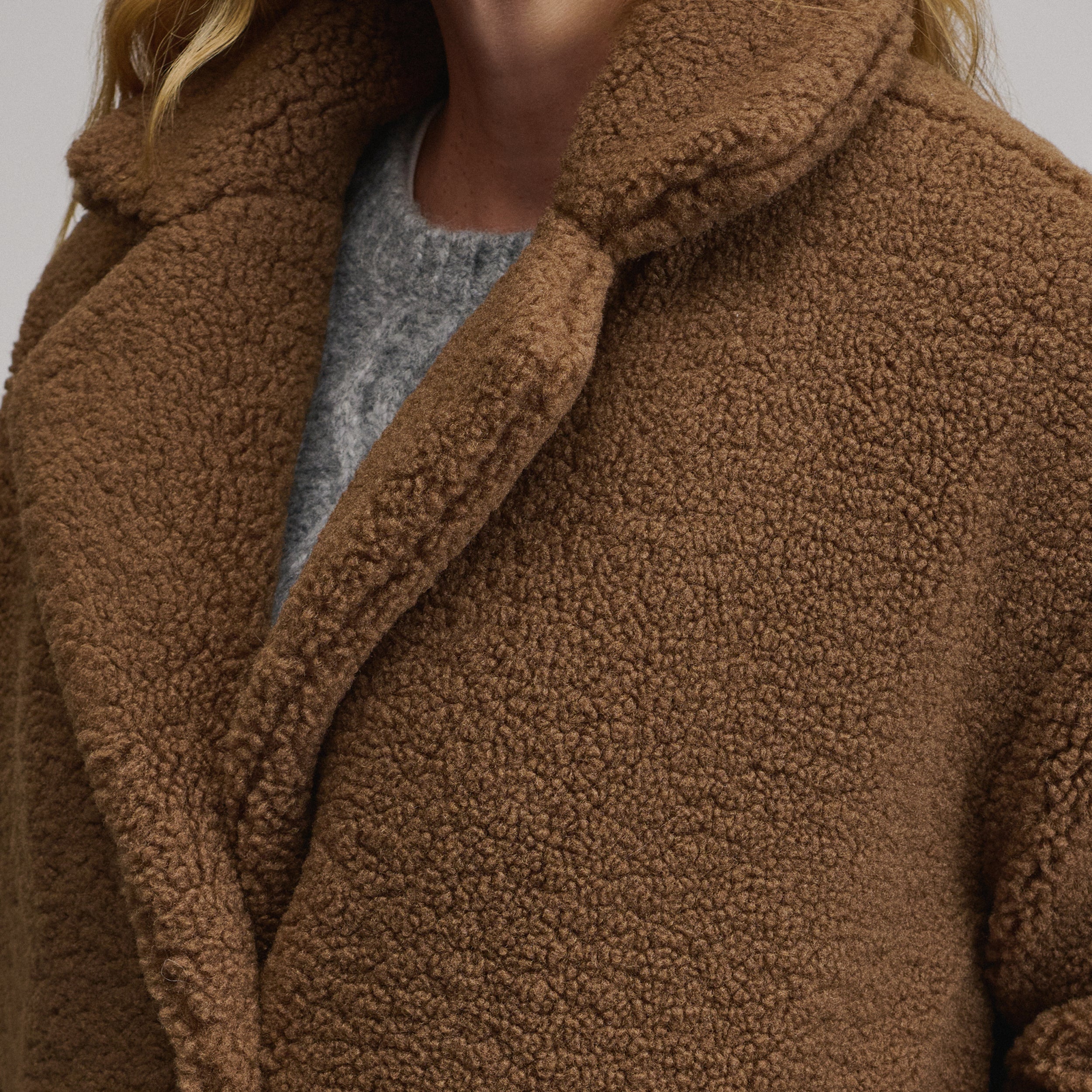 Women's Plush Trench Coat - Image 7