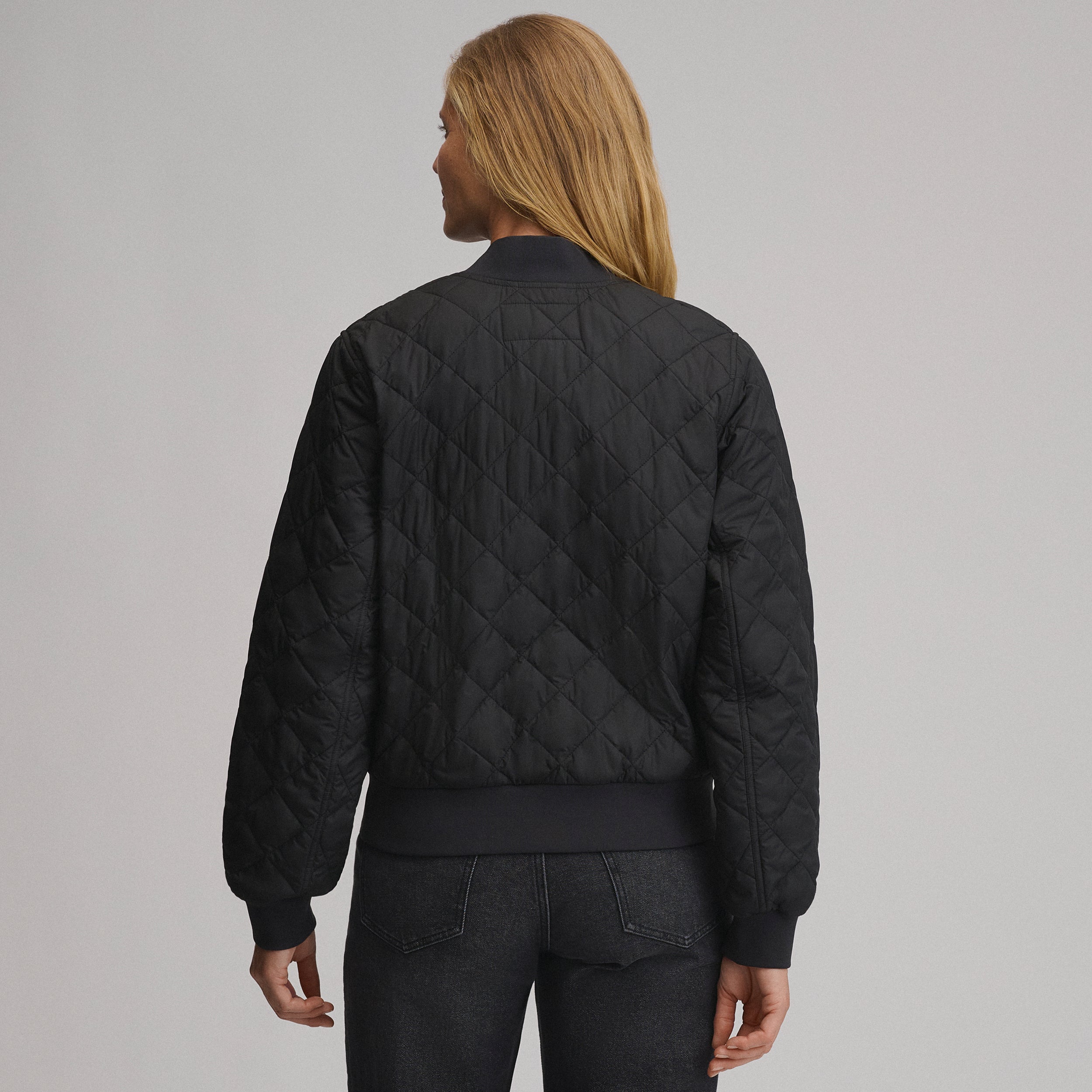 Women's Quilted Bomber - Image 2