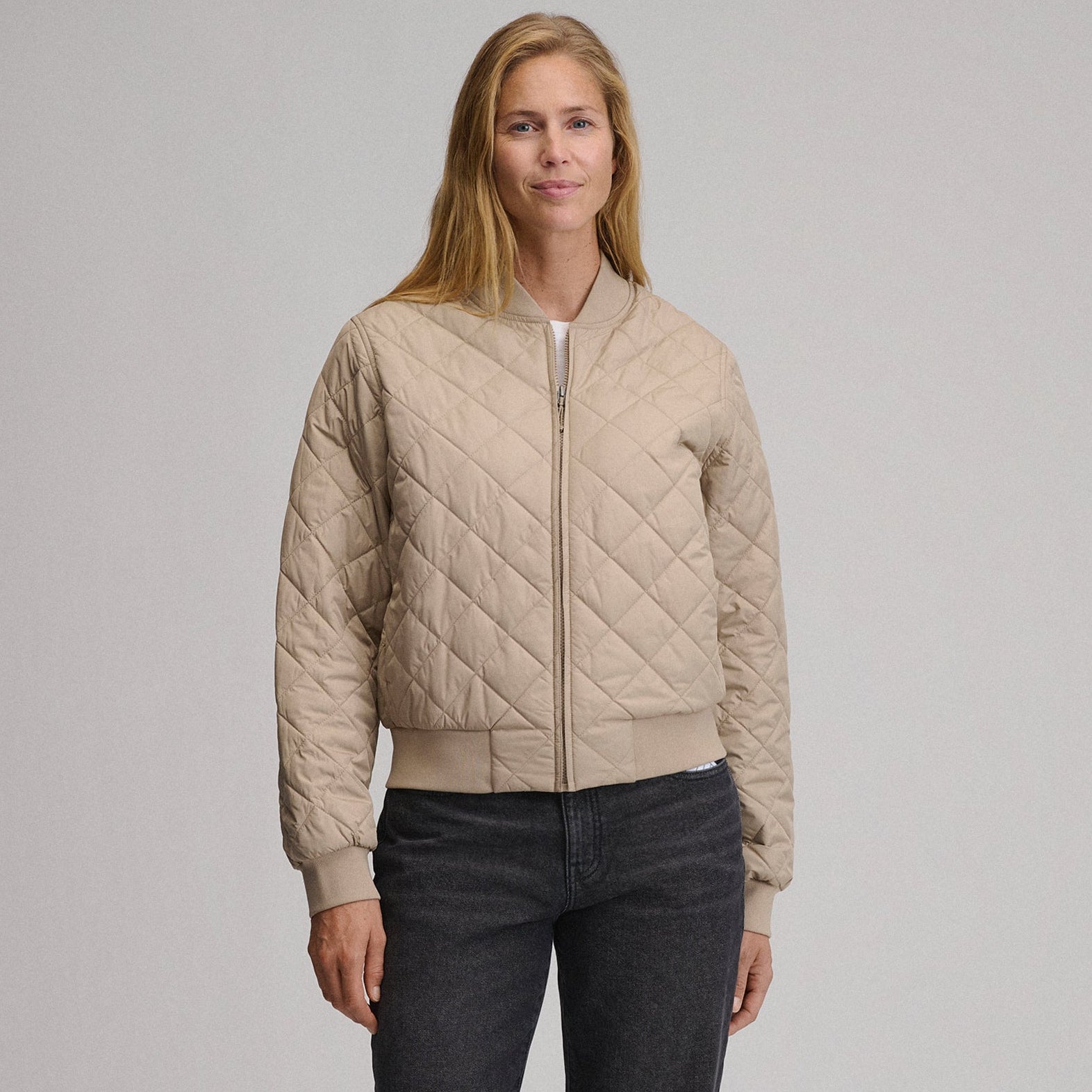 Women's Quilted Bomber - Image 9