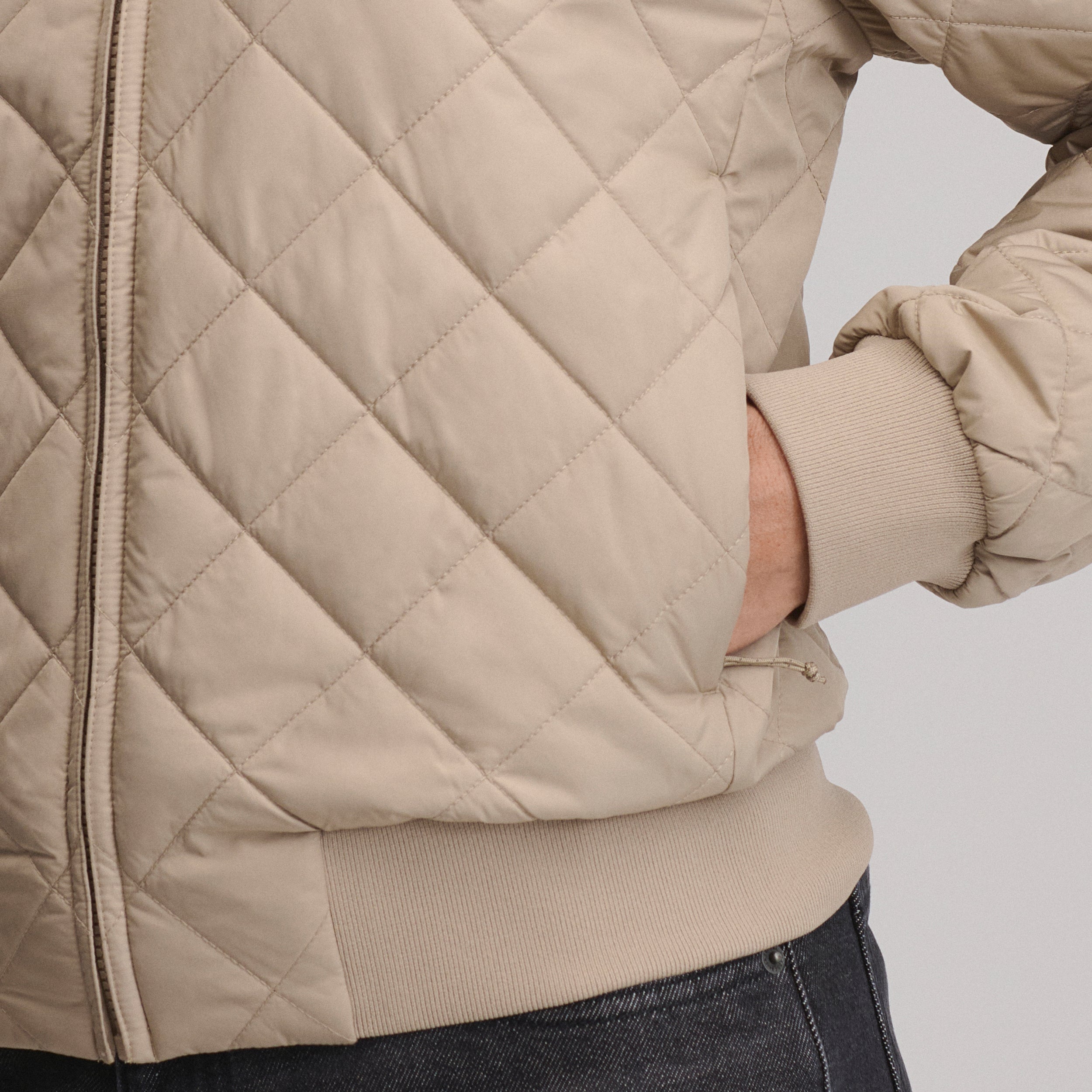 Women's Quilted Bomber - Image 11
