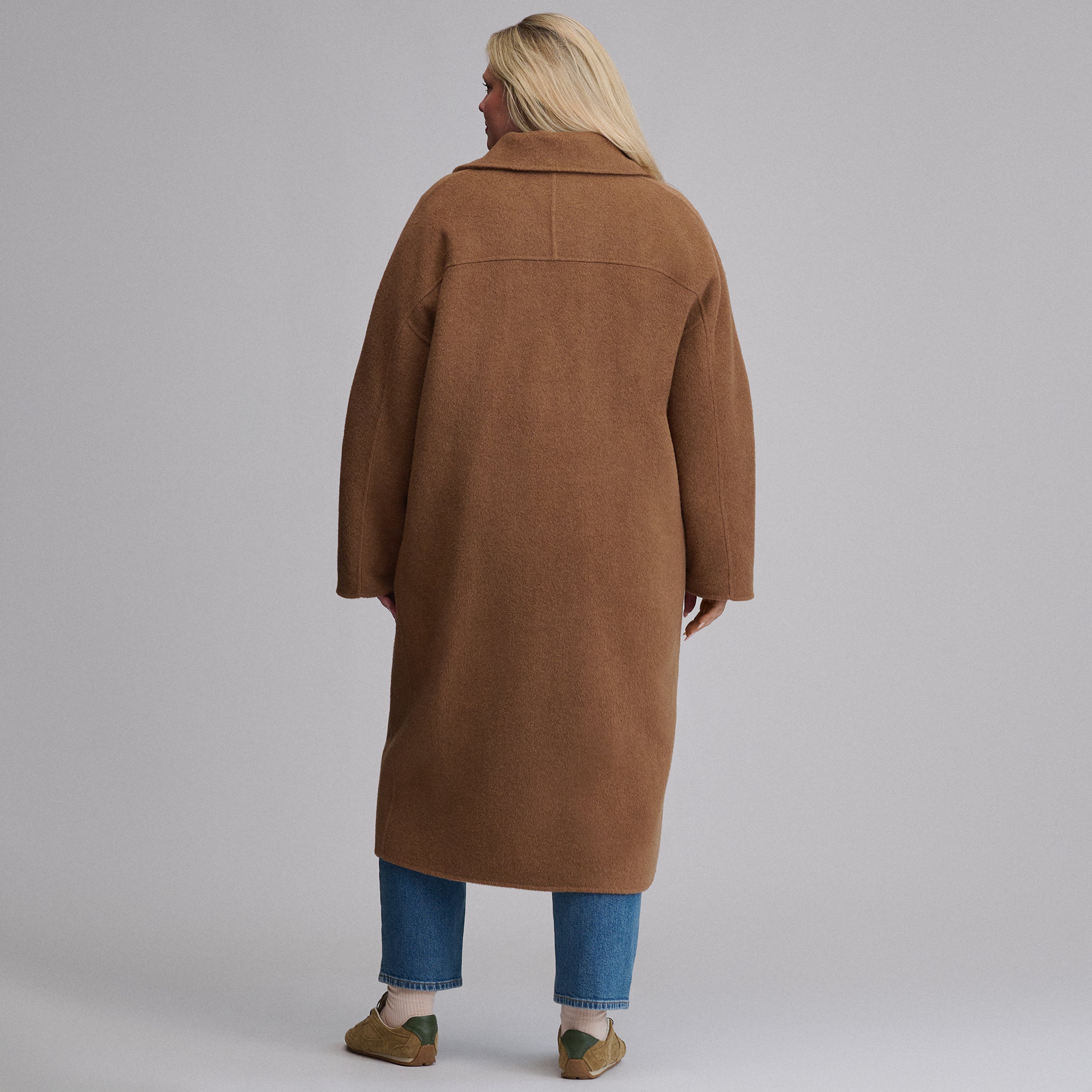 Women's Wool Blend Trench Coat - Image 6